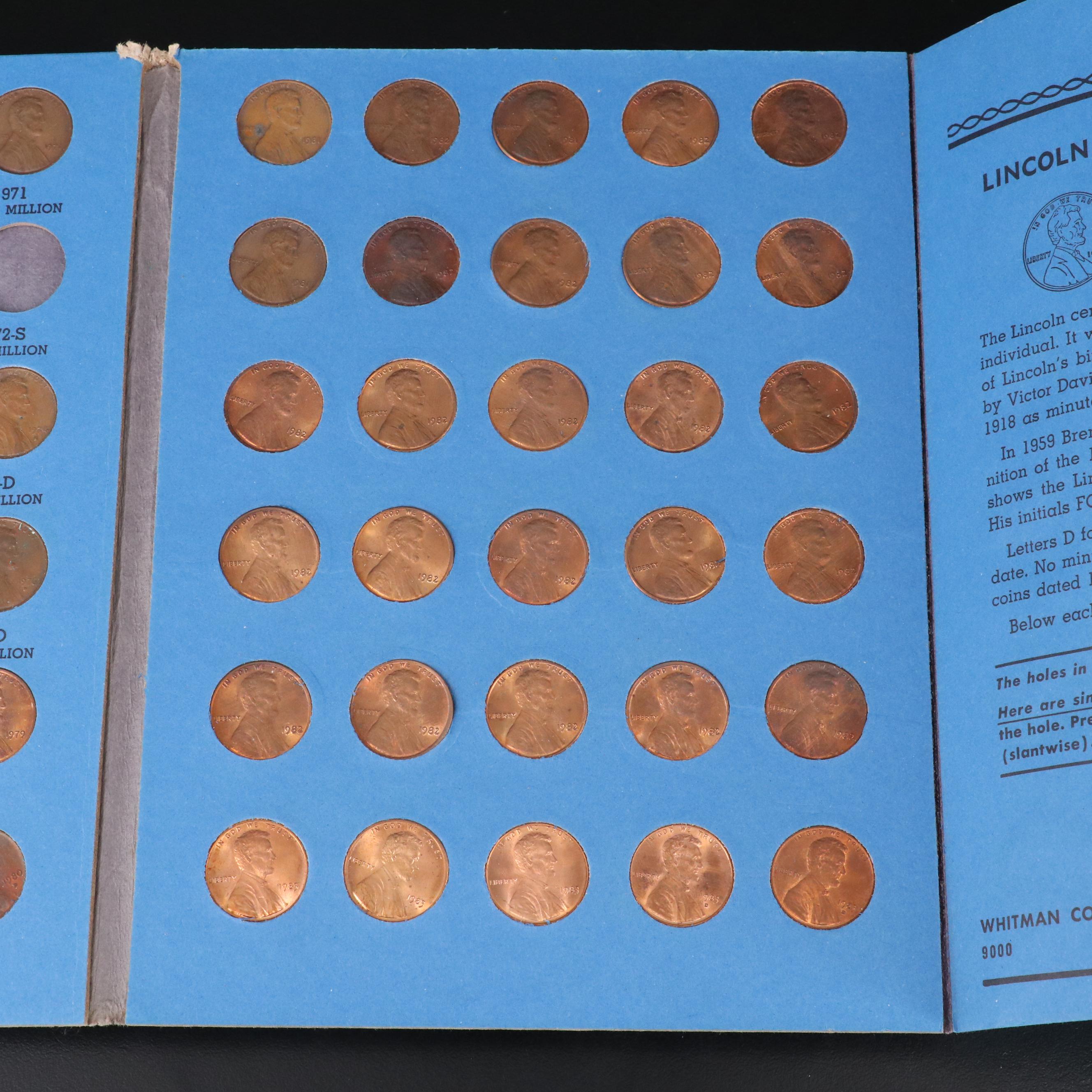 Five Coin Folders With Indian Cents and Others