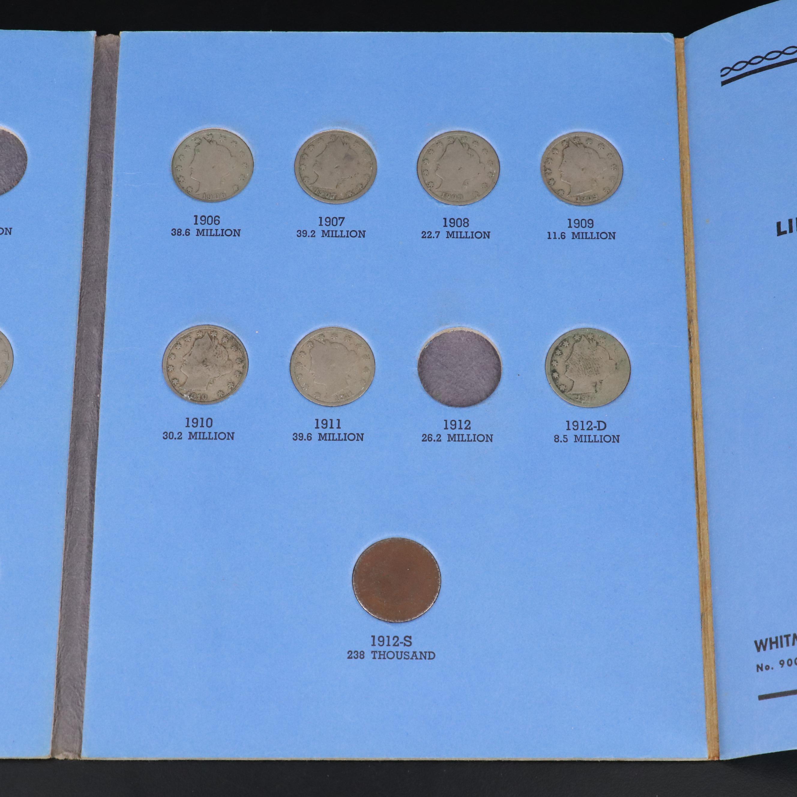 Five Coin Folders With Indian Cents and Others