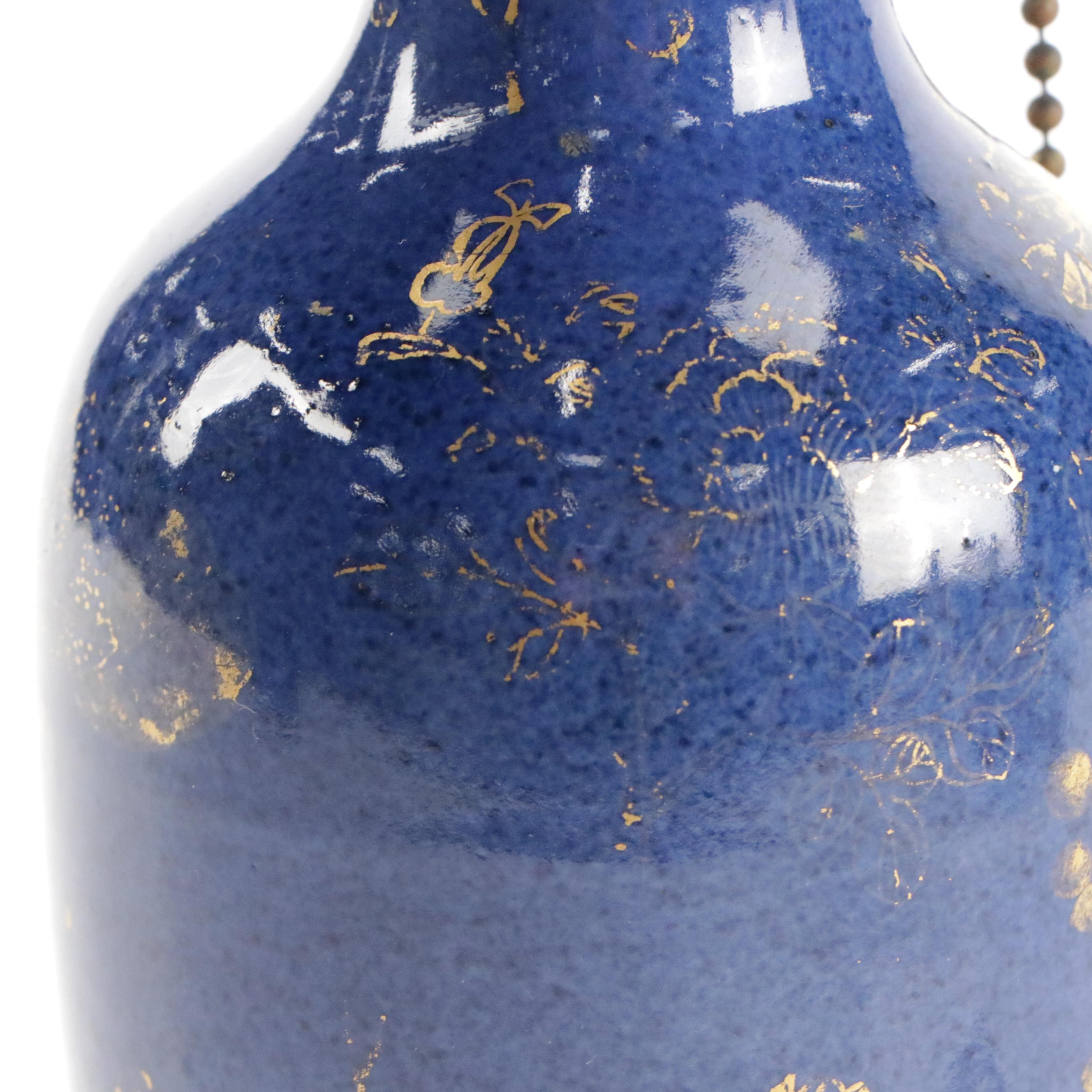 German Porcelain, Majolica, Enamel and Other Ceramic and Metal Lamps