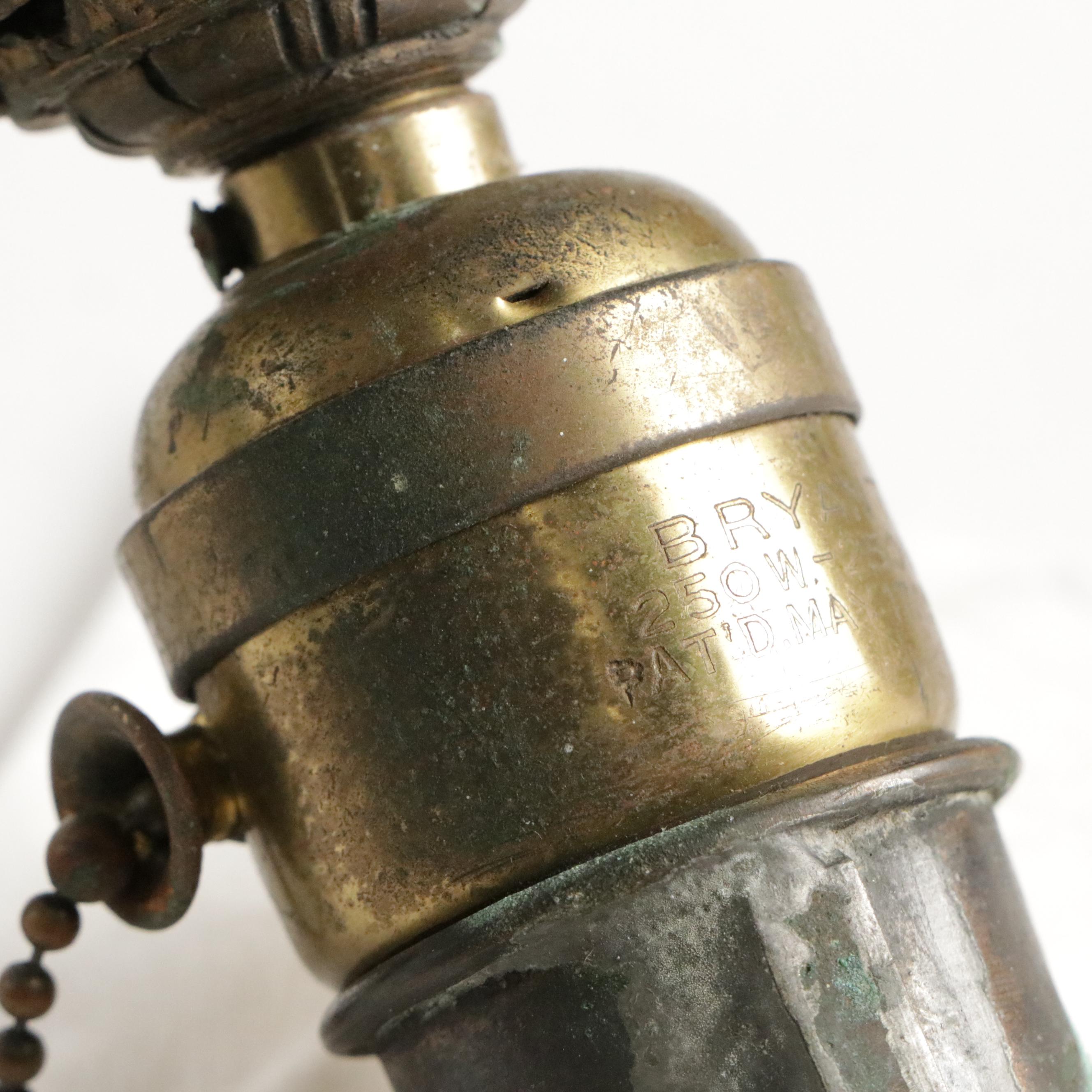 German Porcelain, Majolica, Enamel and Other Ceramic and Metal Lamps