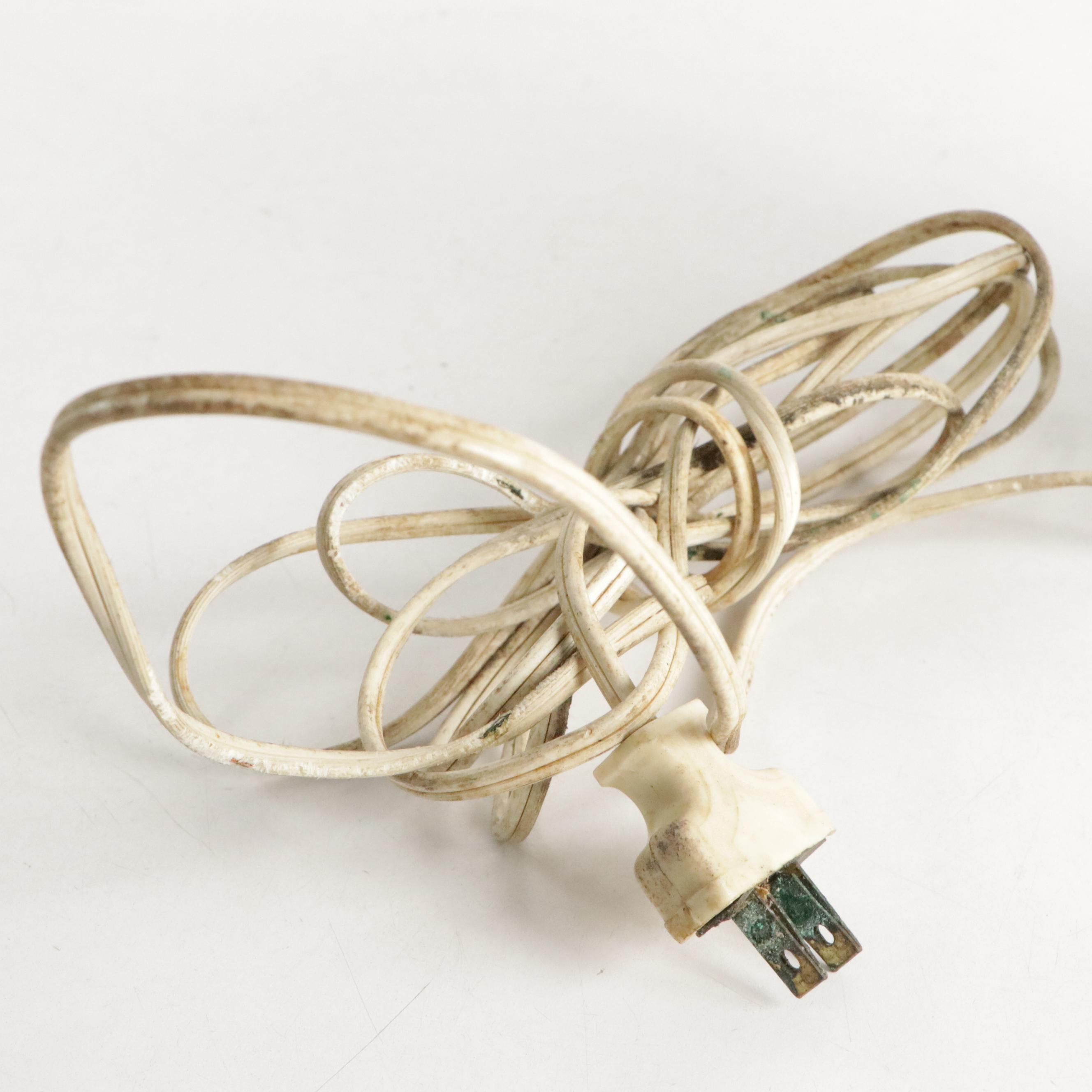 German Porcelain, Majolica, Enamel and Other Ceramic and Metal Lamps