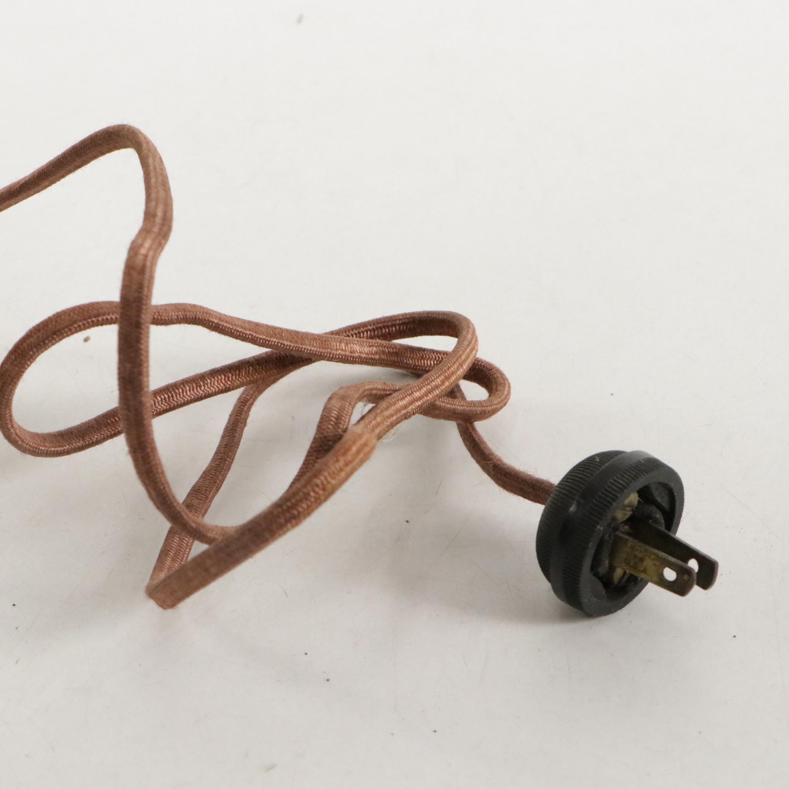 German Porcelain, Majolica, Enamel and Other Ceramic and Metal Lamps