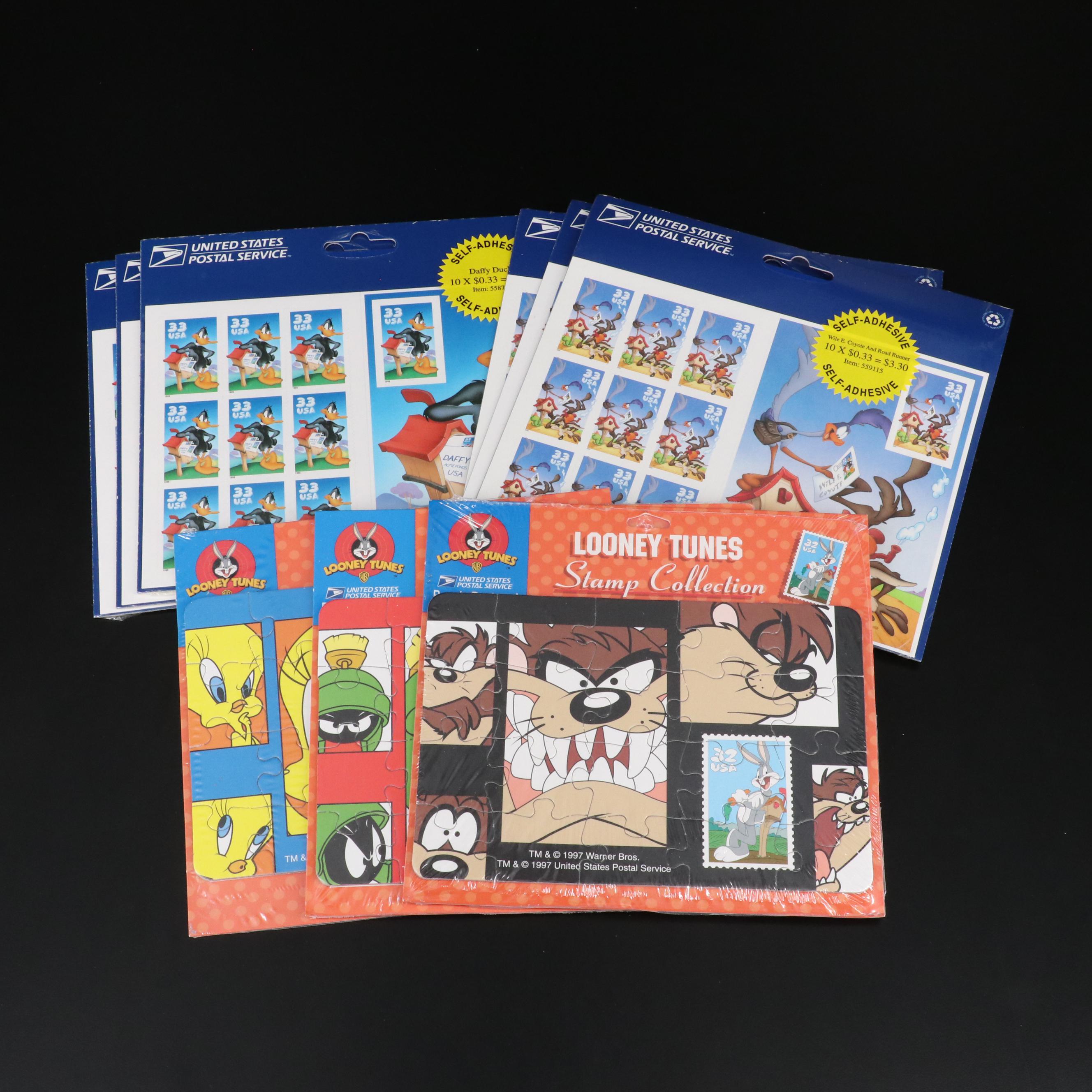 Large Assortment of 32-Cent and 33-Cent Postage Stamp Sheets