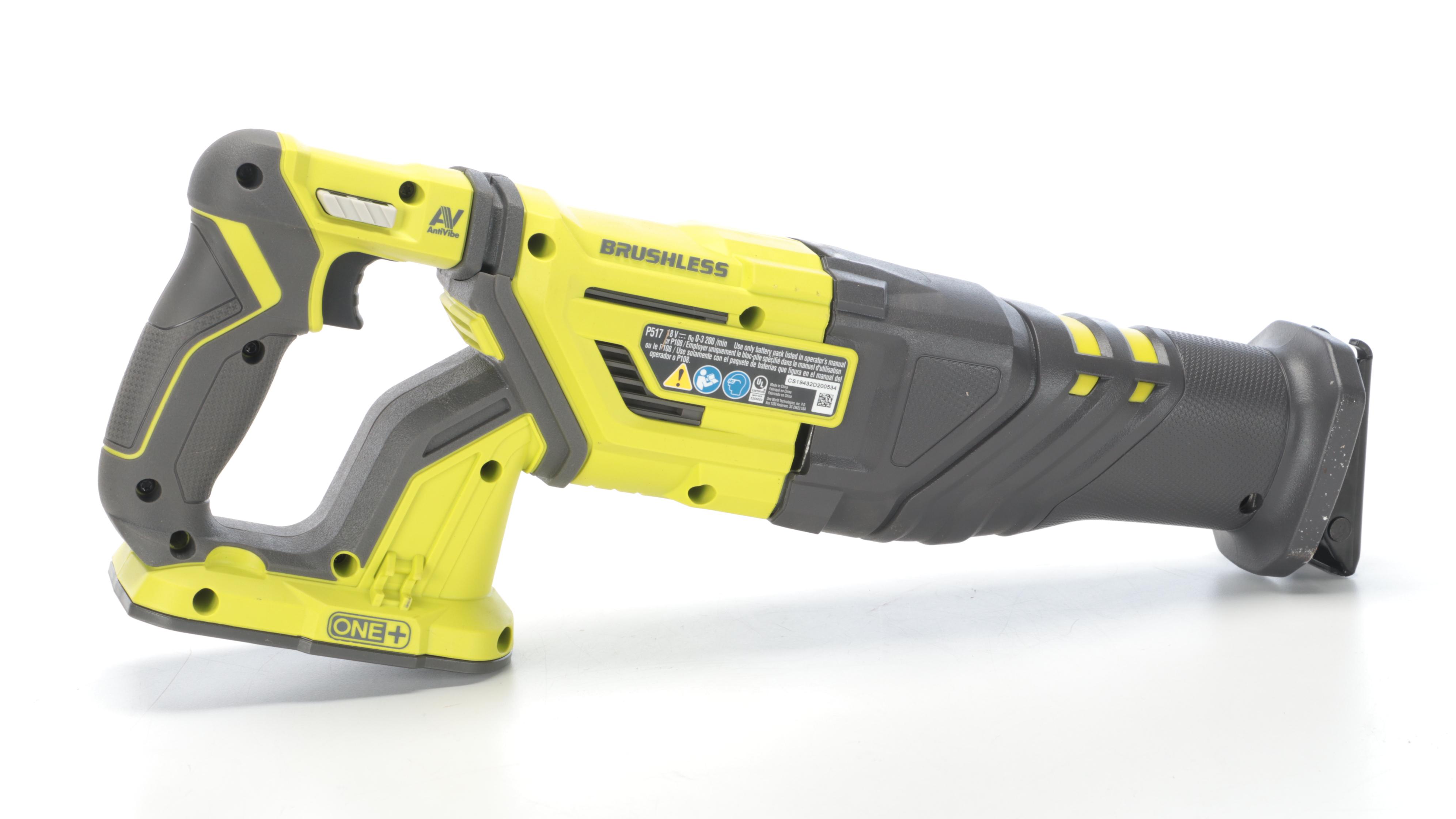 Ryobi Cordless Brushless Reciprocating Saw and More Ryobi Power Tools