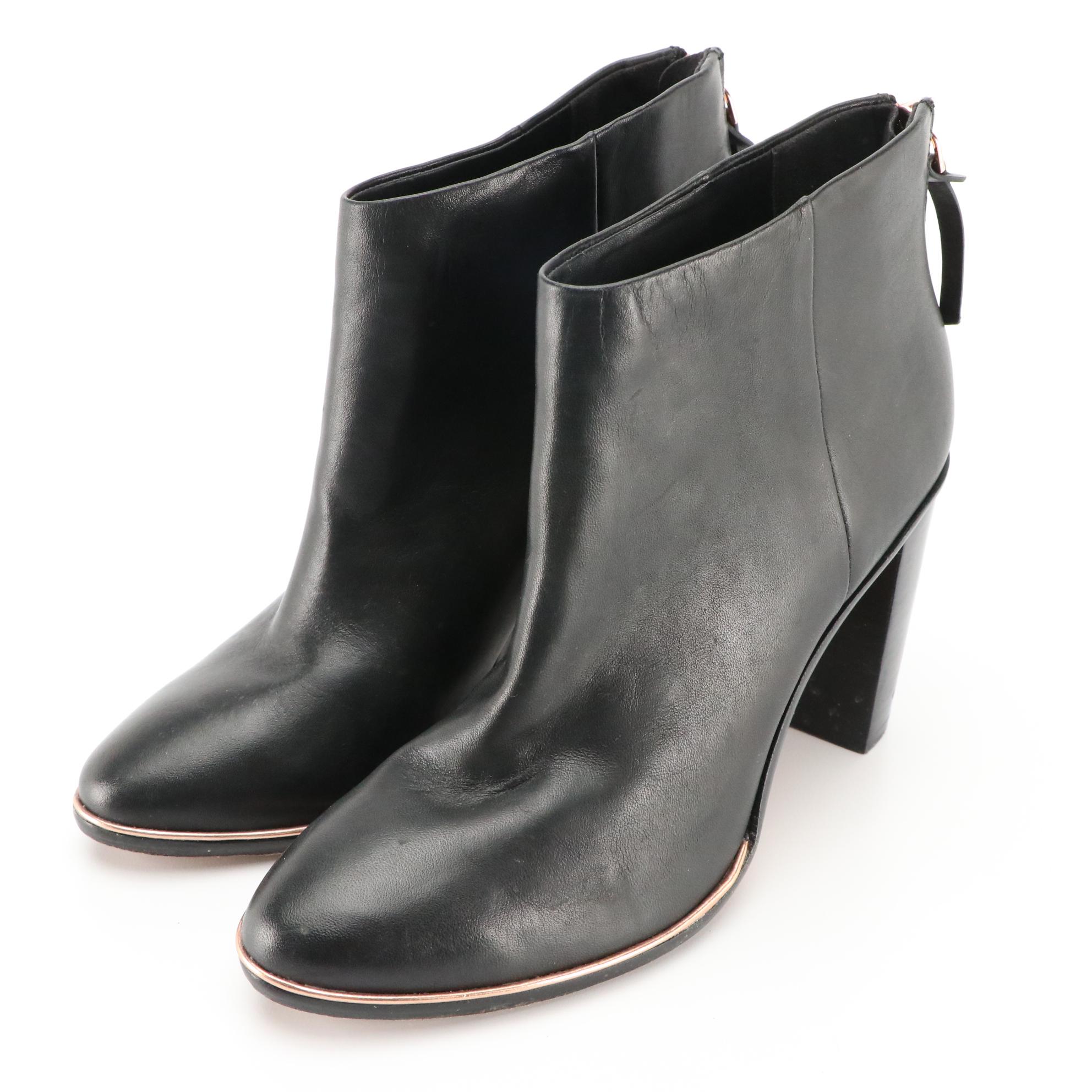 Ted Baker, Tory Burch, and Other Leather Ankle Boots