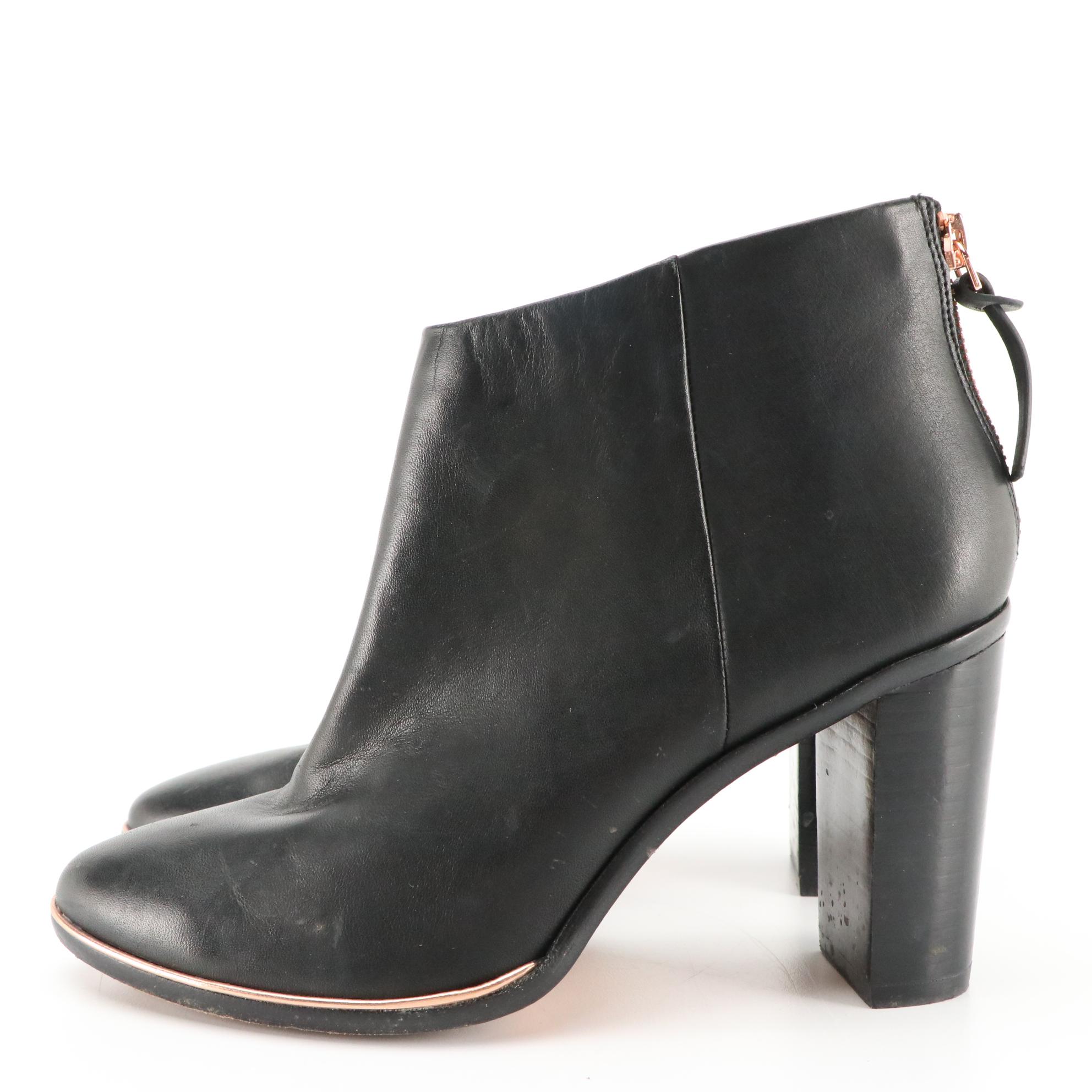 Ted Baker, Tory Burch, and Other Leather Ankle Boots