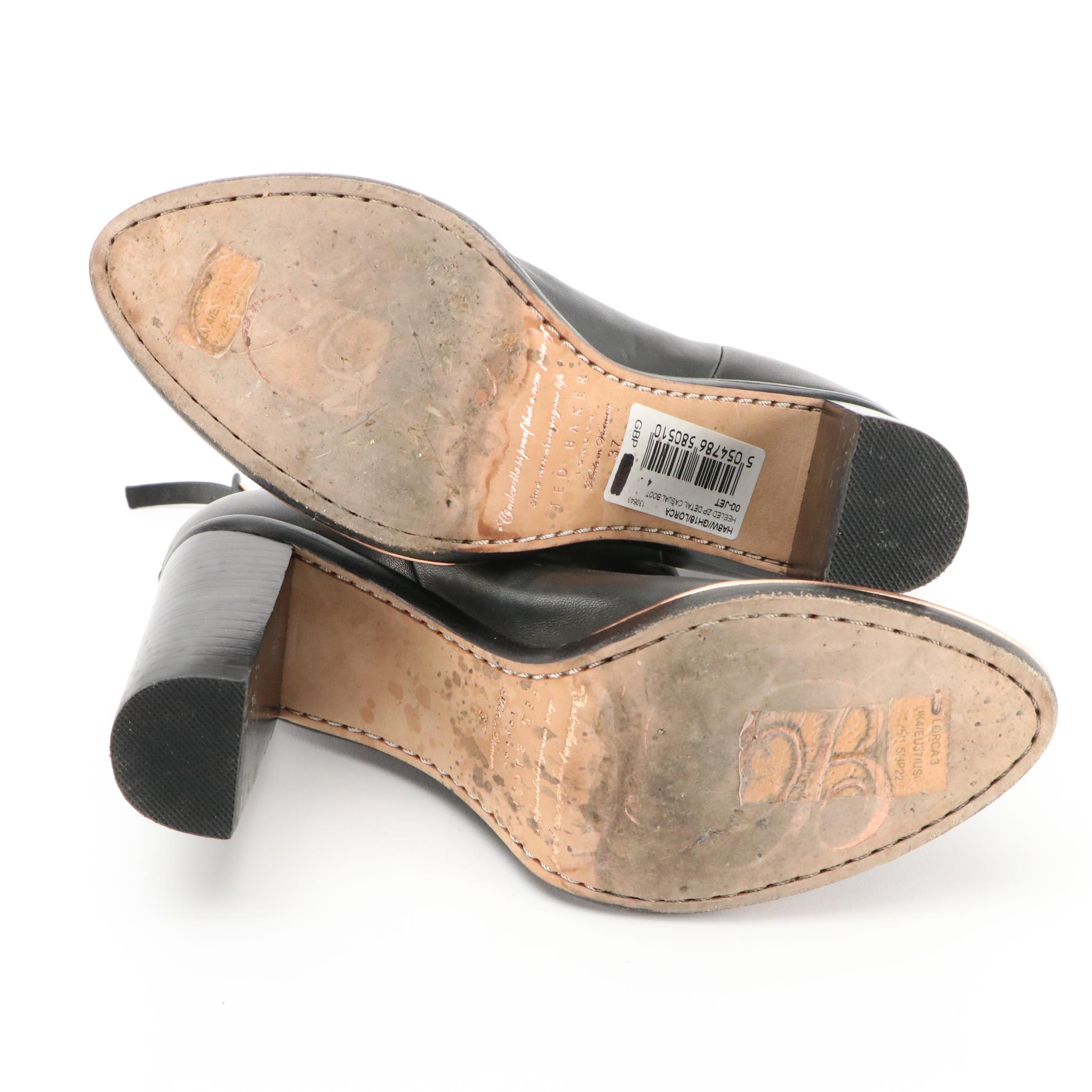 Ted Baker, Tory Burch, and Other Leather Ankle Boots