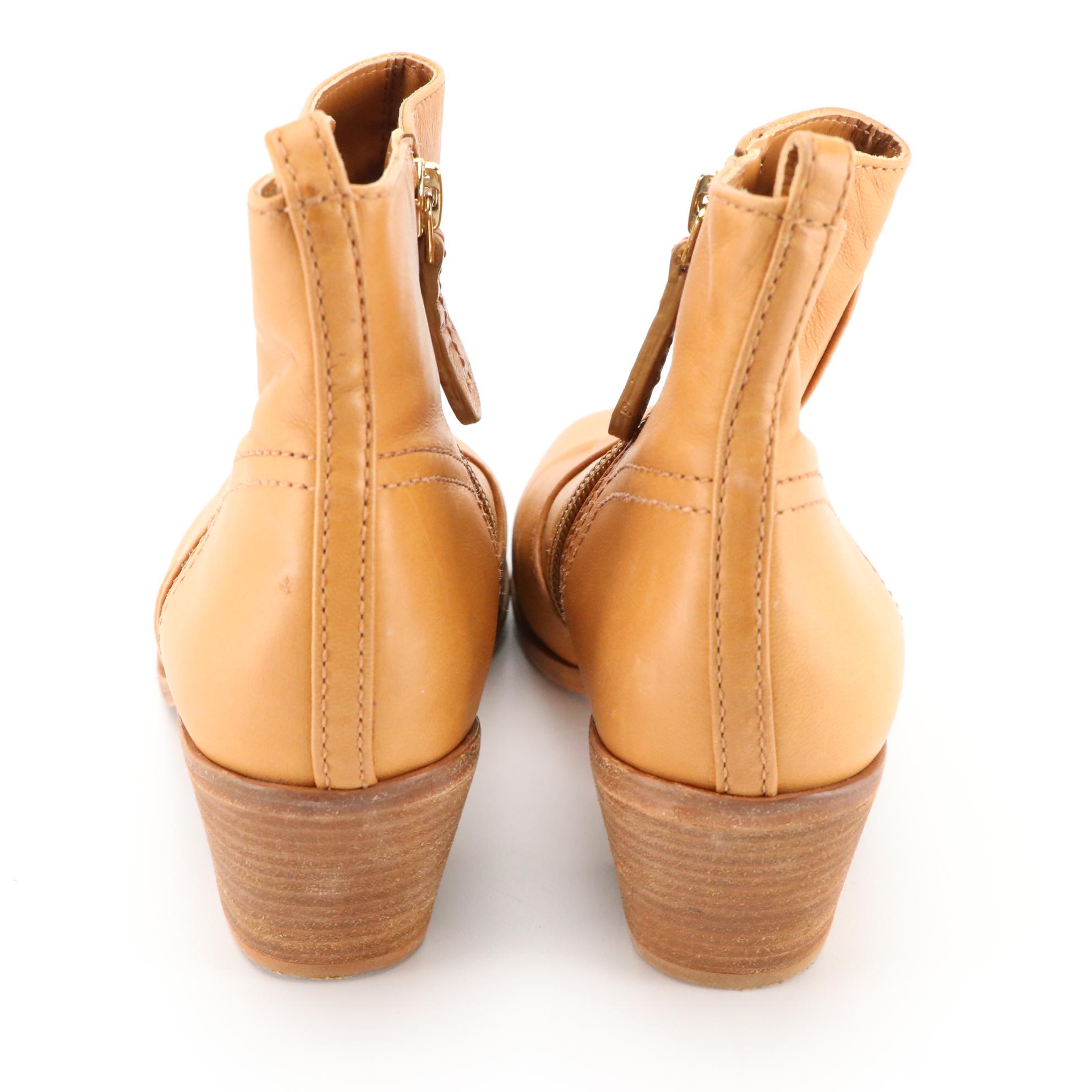 Ted Baker, Tory Burch, and Other Leather Ankle Boots