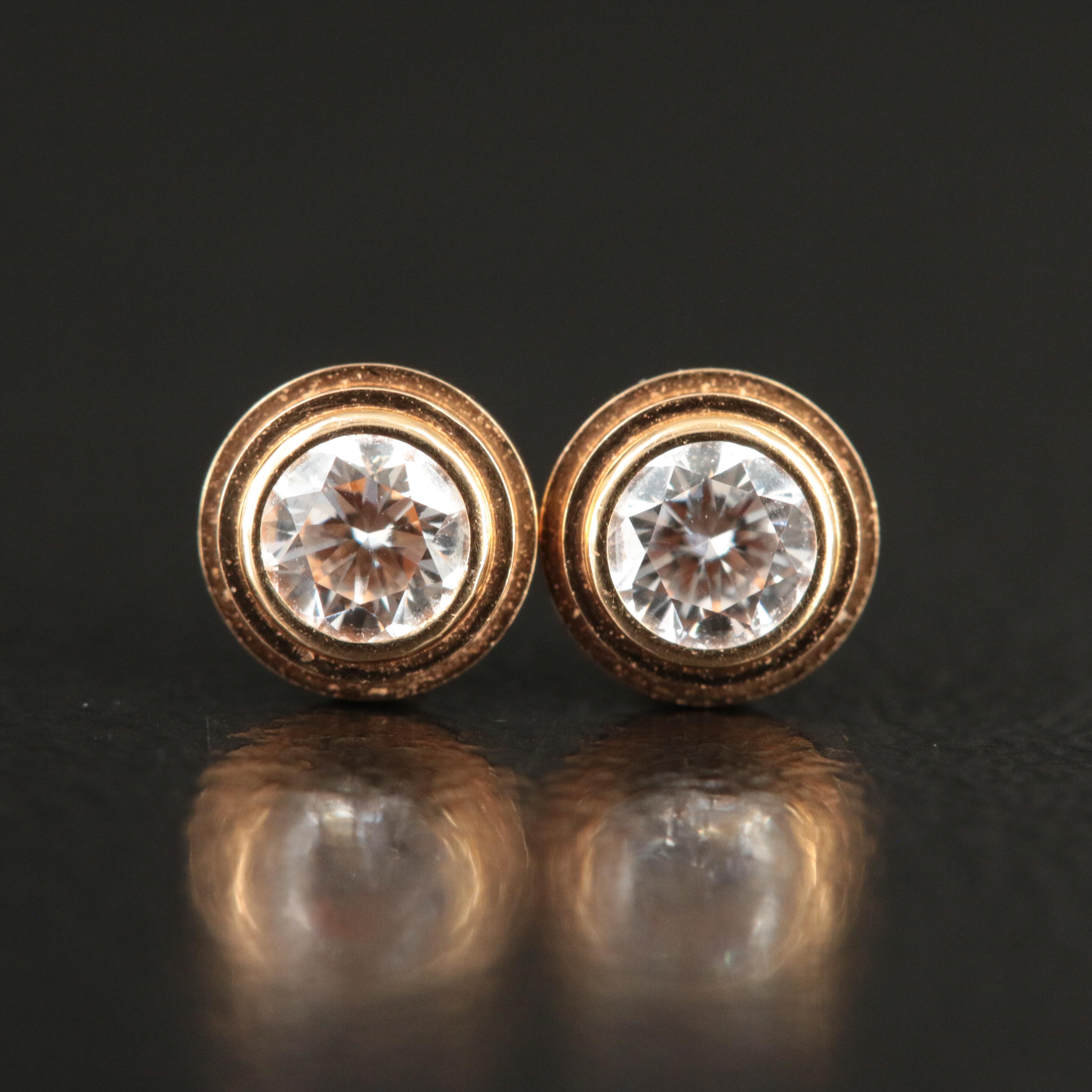 Cartier 'D'Amour' 18K 0.16 CTW Diamond Stud Earrings
