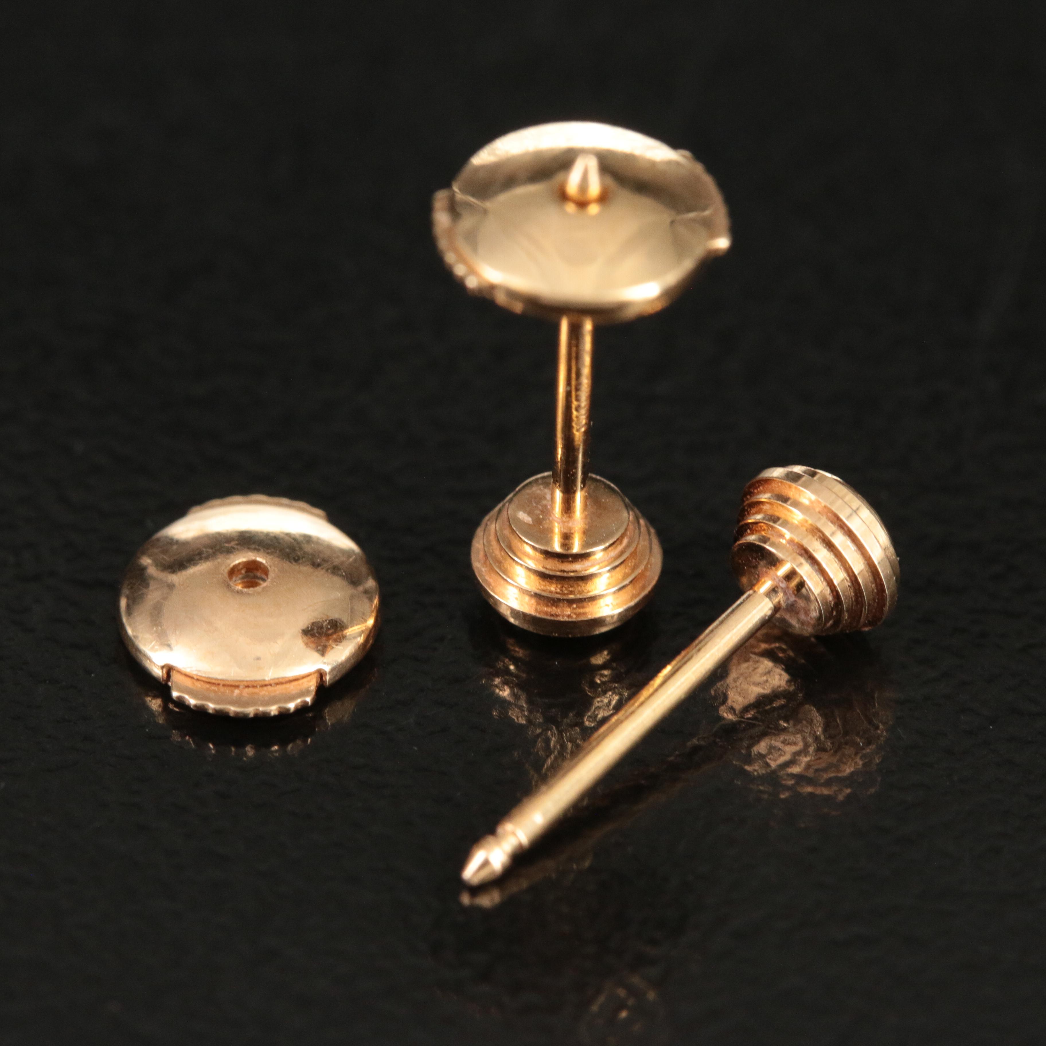 Cartier 'D'Amour' 18K 0.16 CTW Diamond Stud Earrings