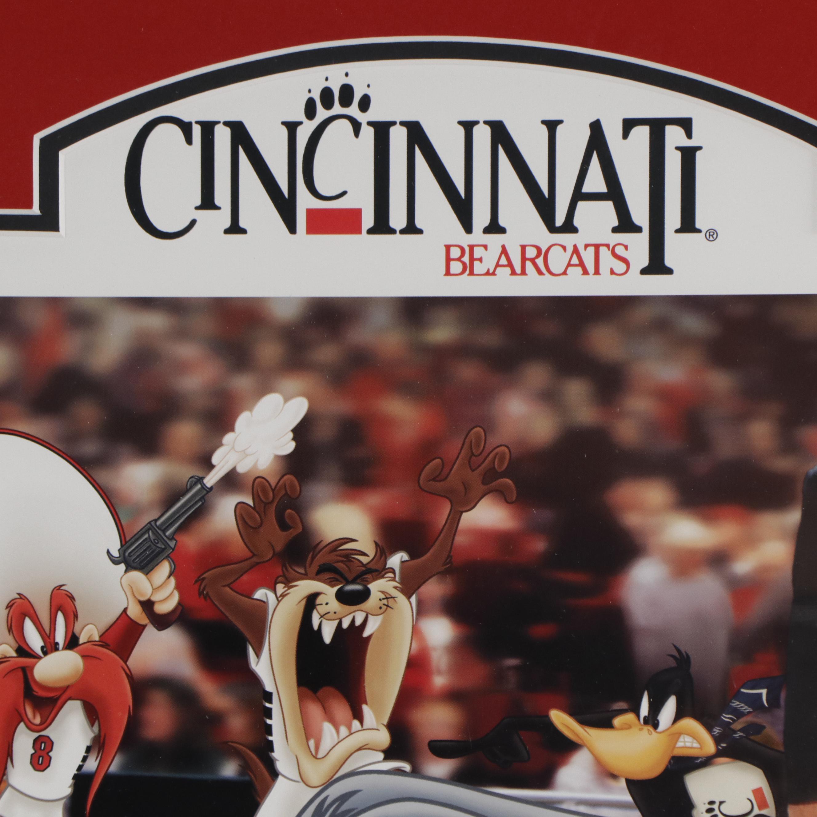 Cincinnati Bearcats and Looney Tunes Offset Lithograph "Huggs and Bugs," 2001