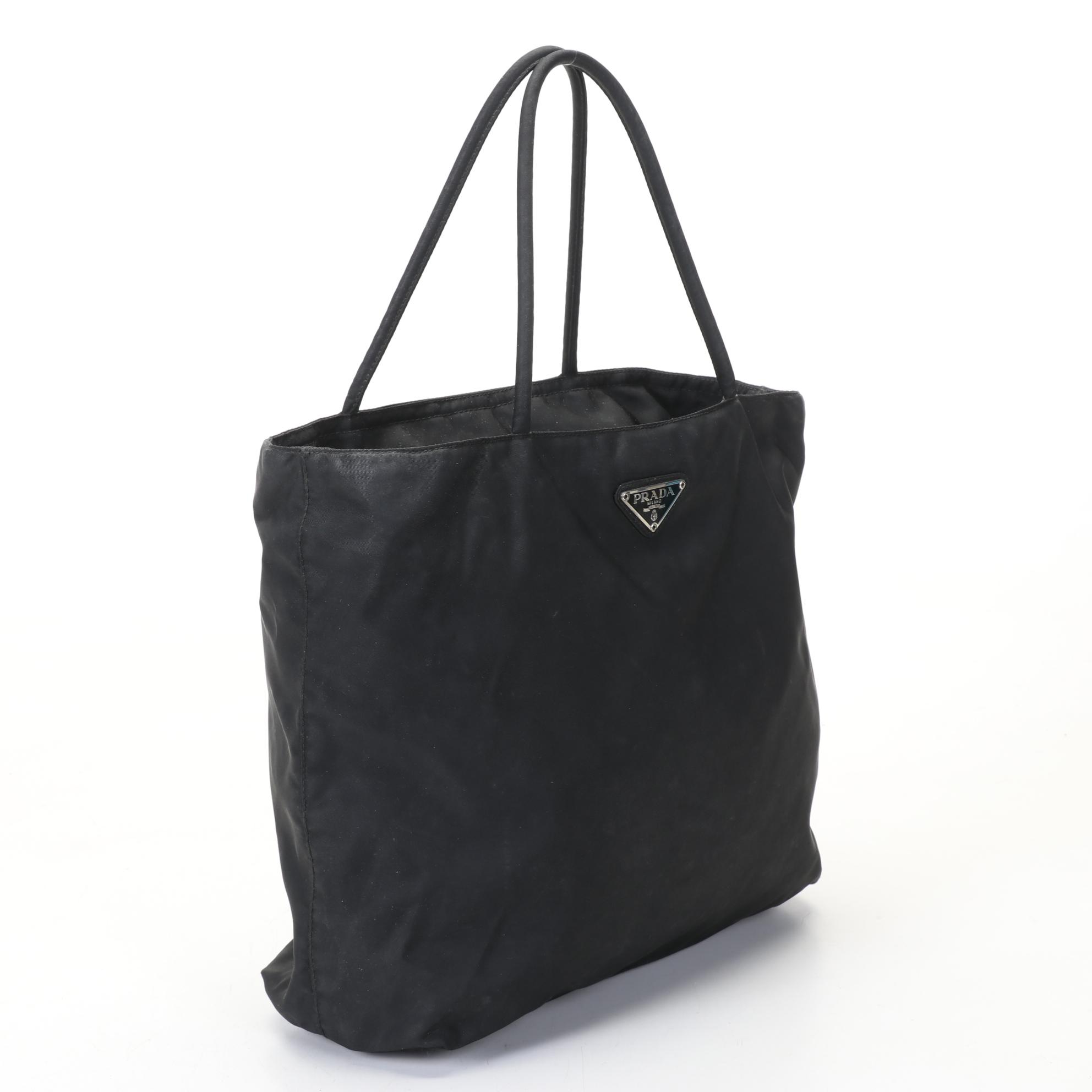 Prada Black Nylon Handbag