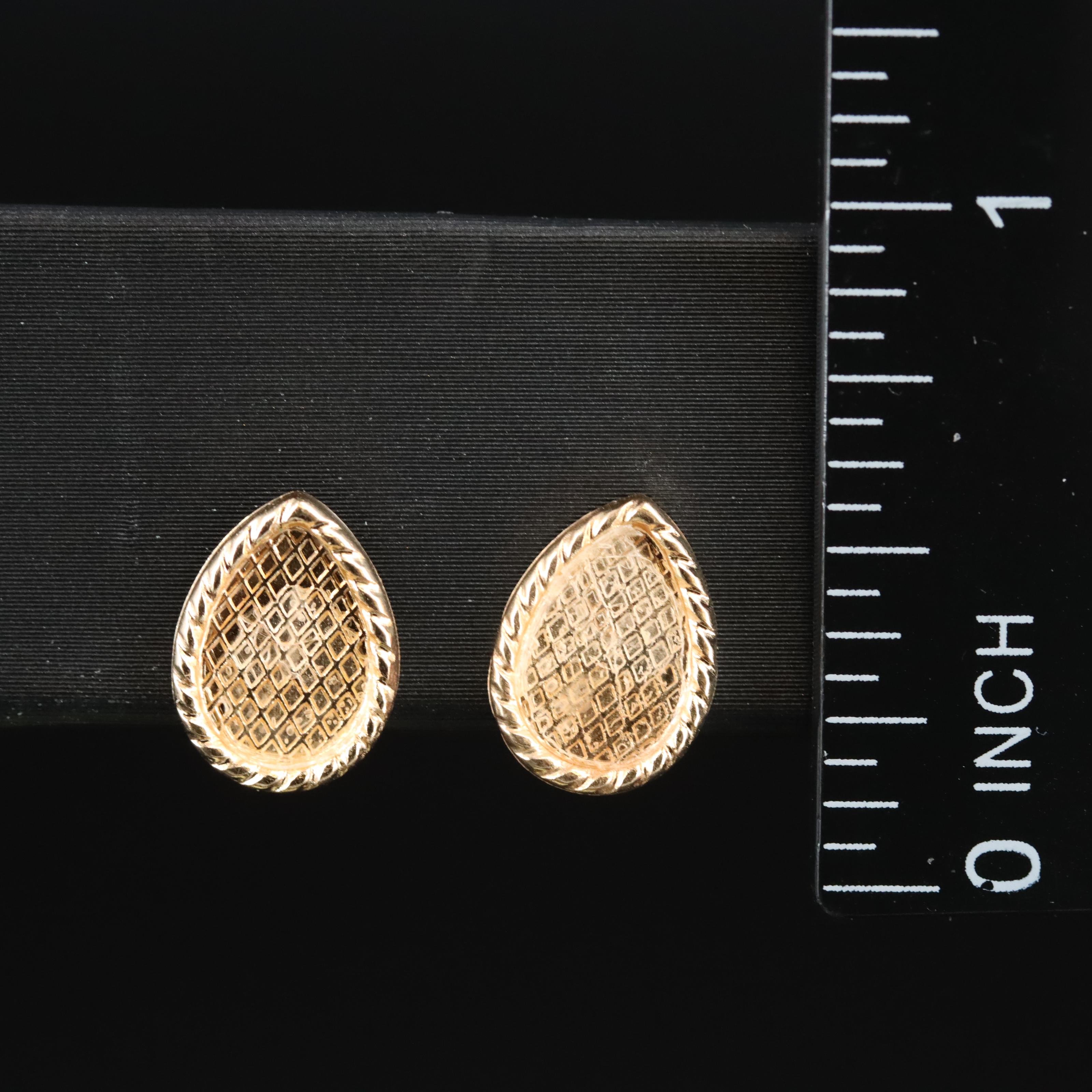 14K Drop Earrings