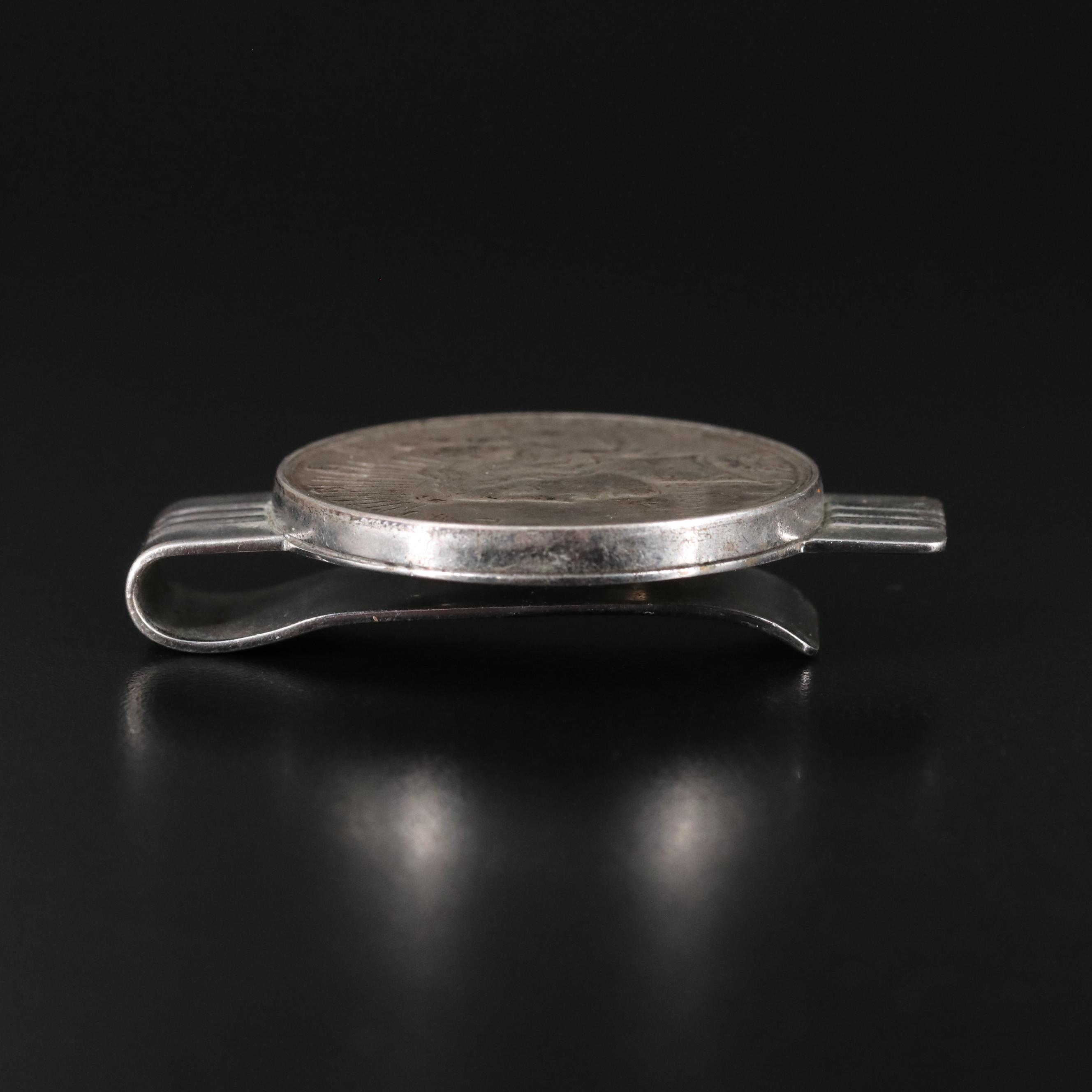 1923 Peace Silver Dollar Money Clip