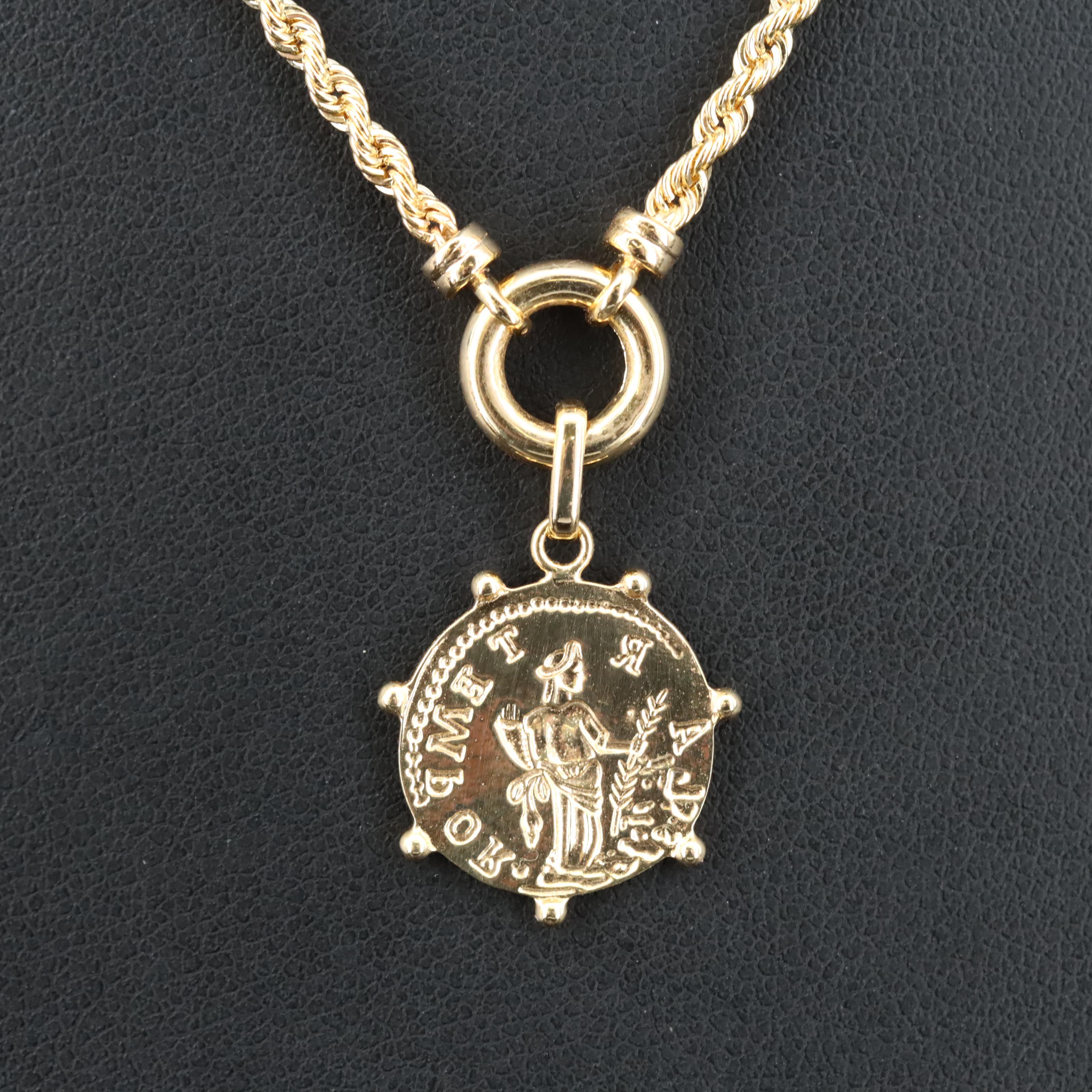14K Replica Coin Necklace