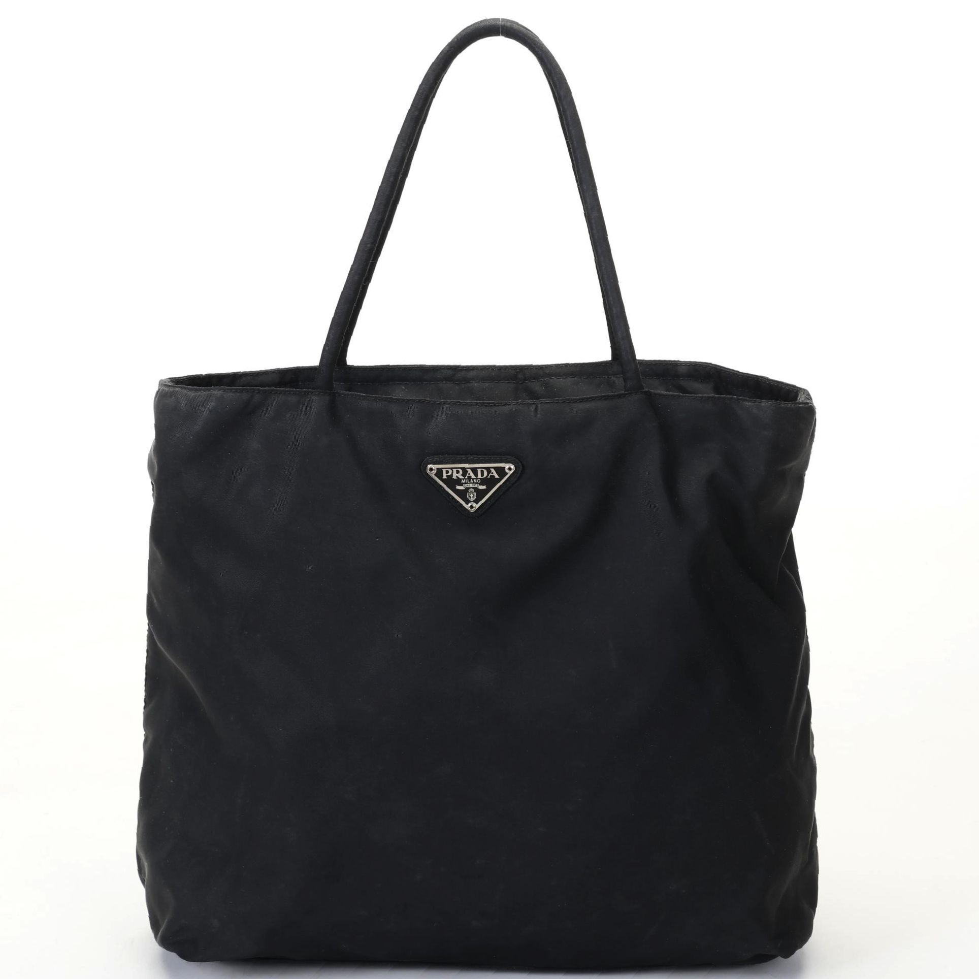 Prada Black Nylon Handbag