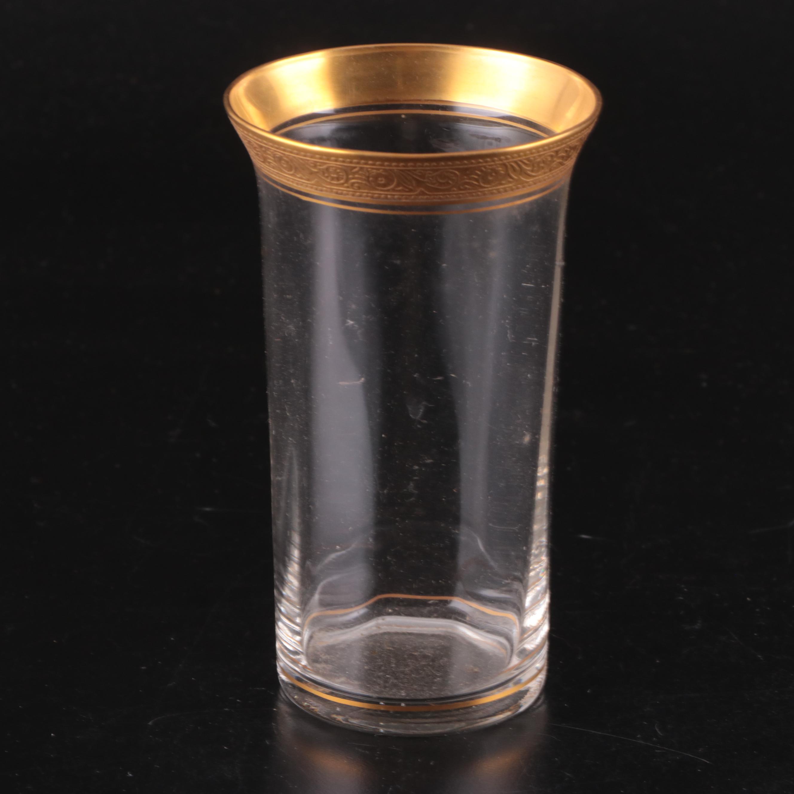 Tiffin-Franciscan and Other Gilt Rimmed Stemware and Glasses