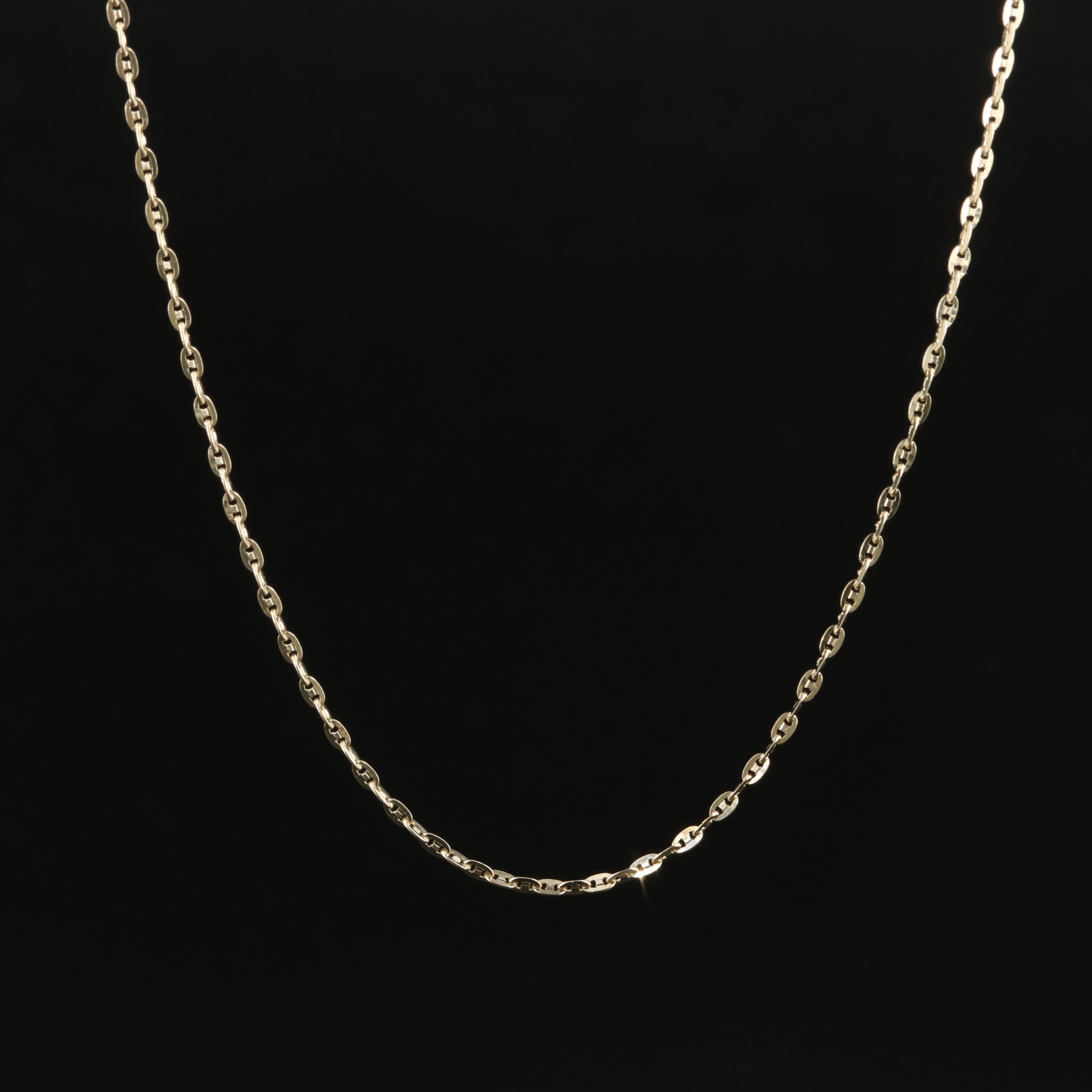 14K Mariner Link Chain Necklace