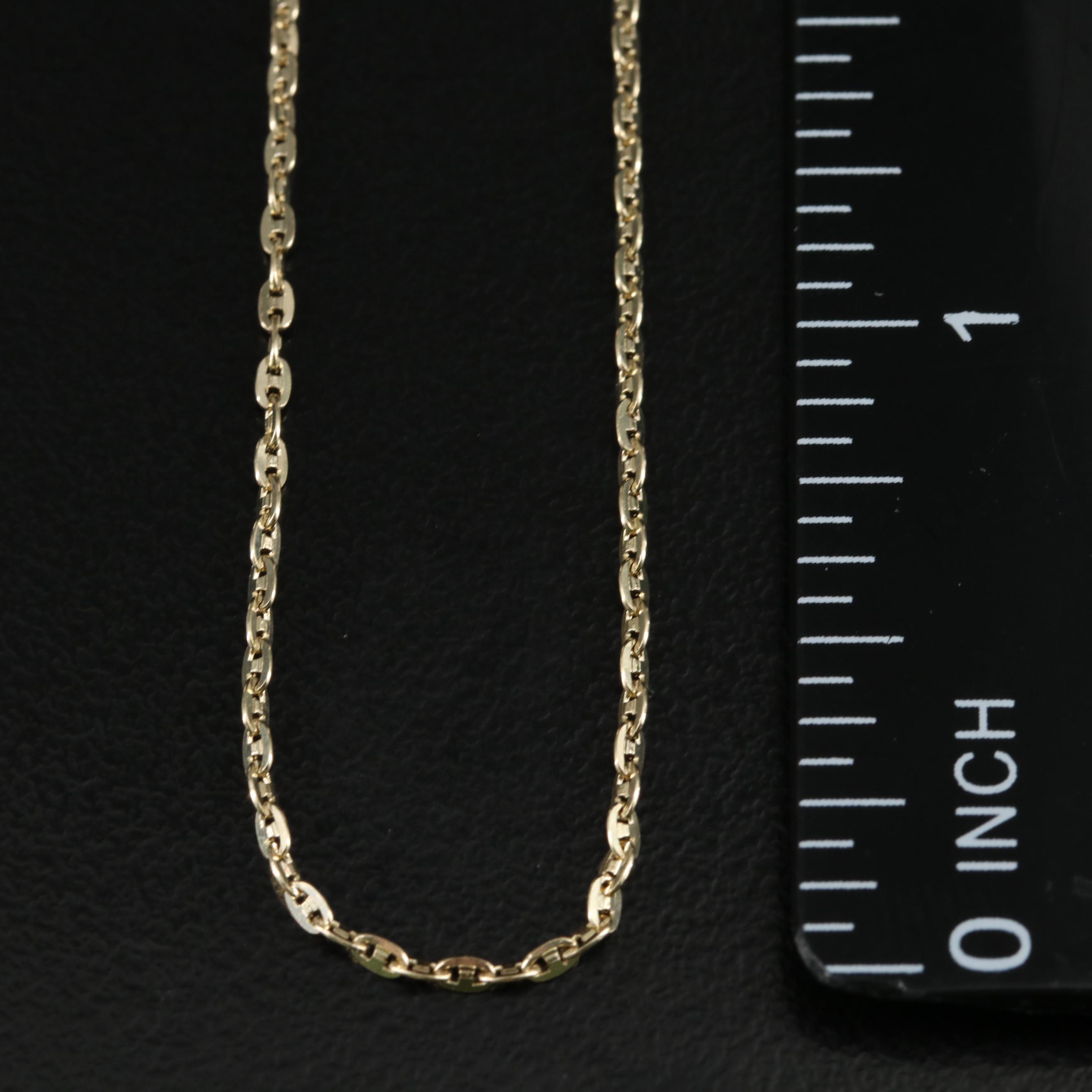 14K Mariner Link Chain Necklace