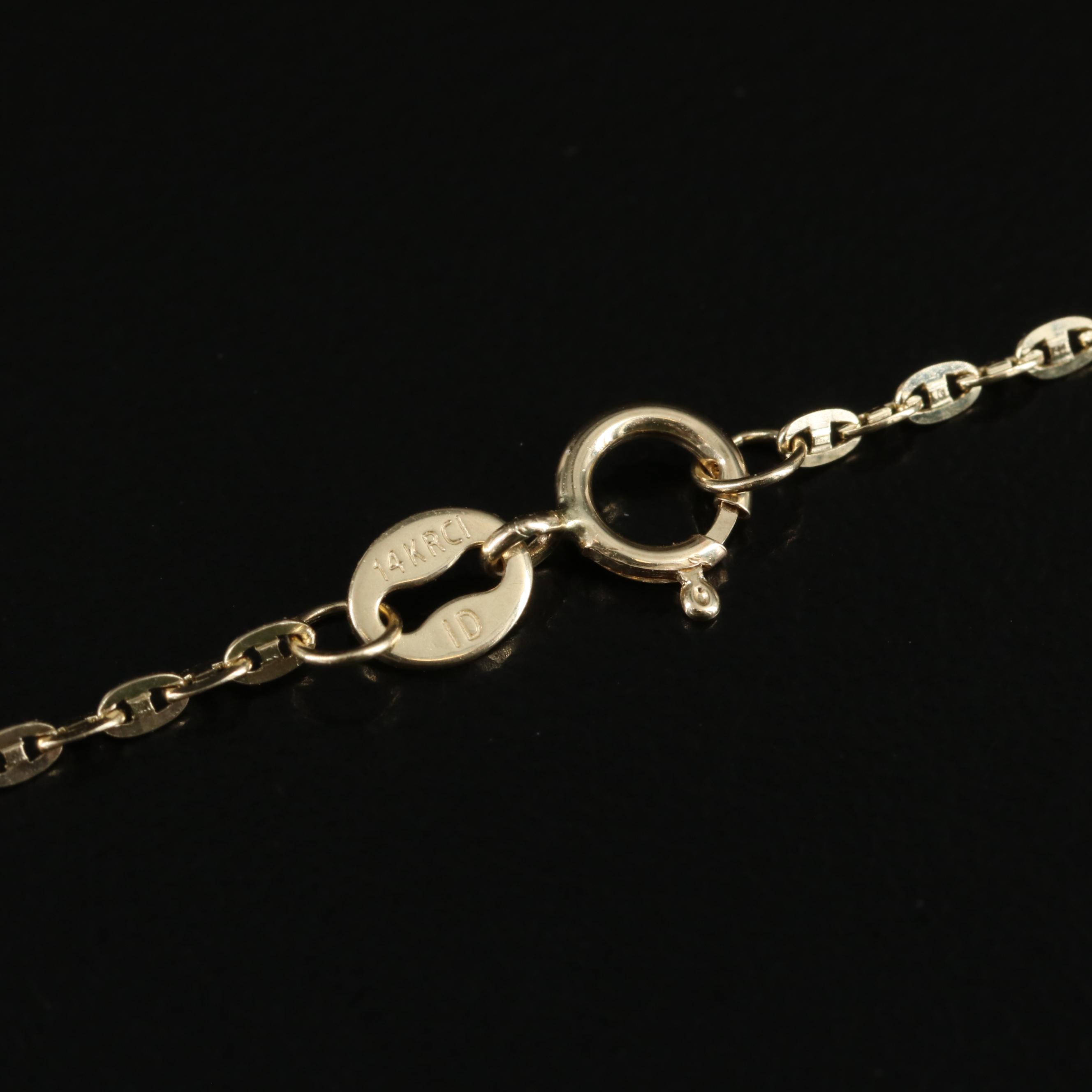 14K Mariner Link Chain Necklace