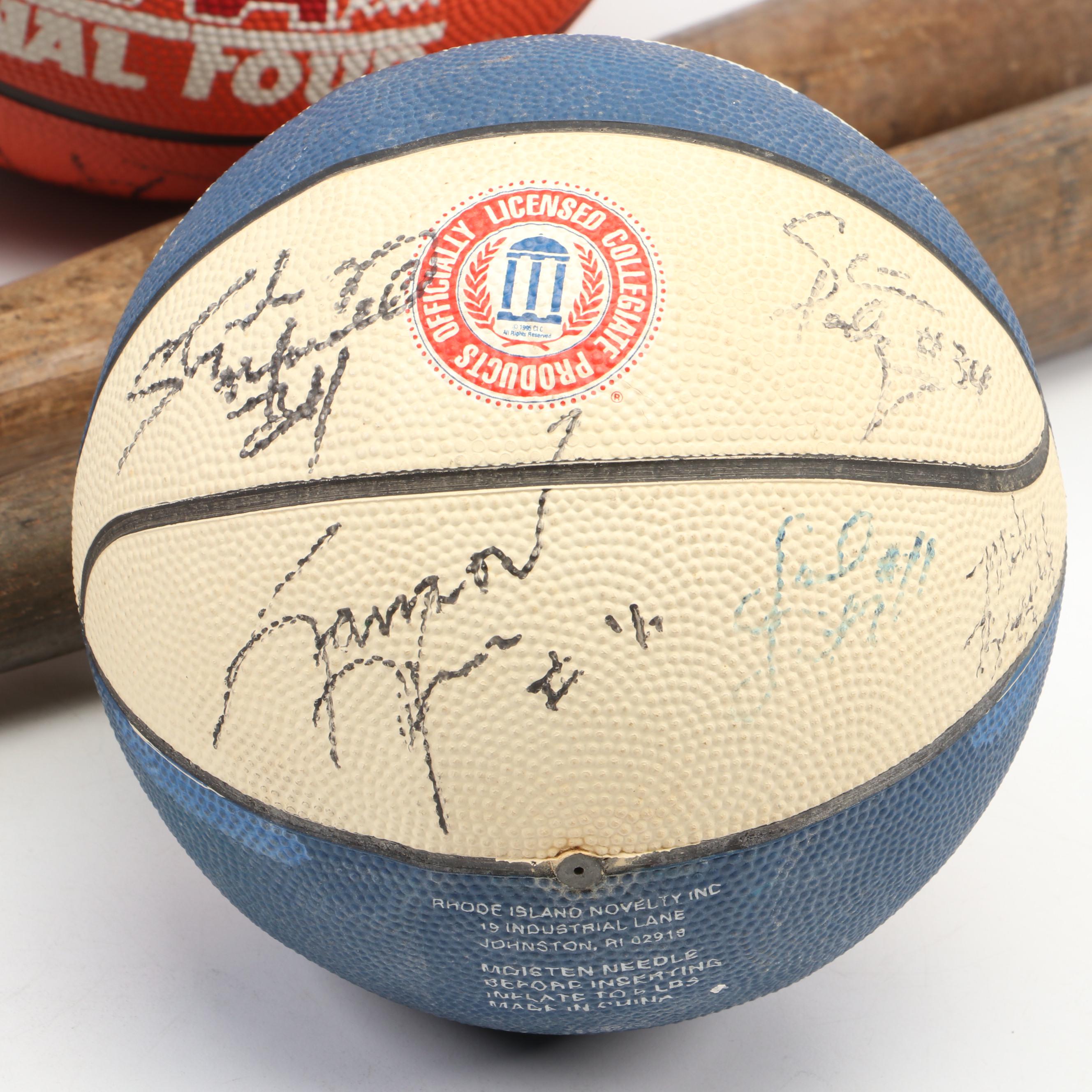 University Of Kentucky Signed Basketballs Featuring Tubby Smith with More
