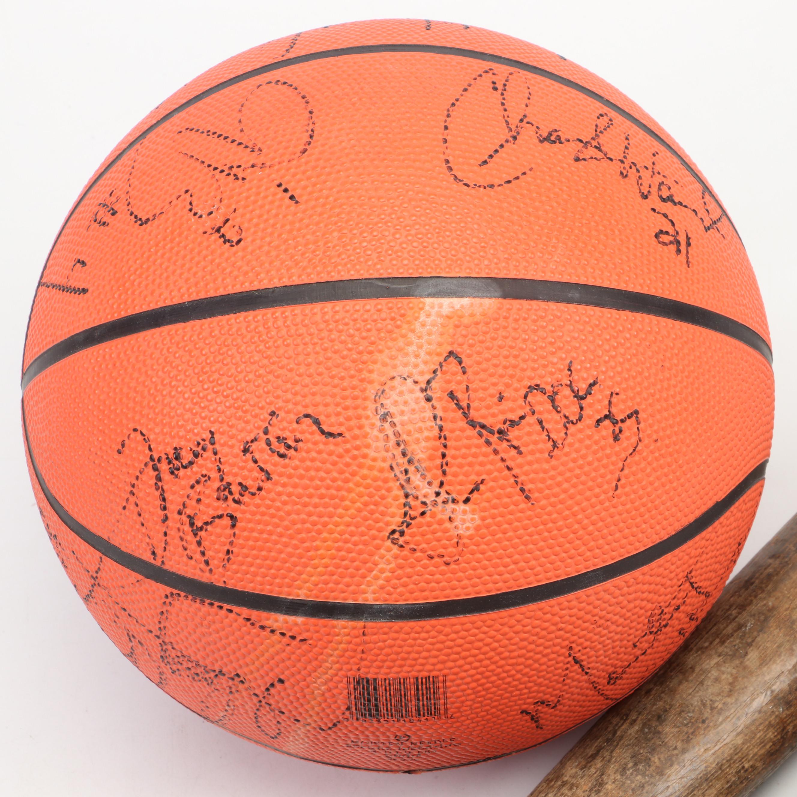 University Of Kentucky Signed Basketballs Featuring Tubby Smith with More