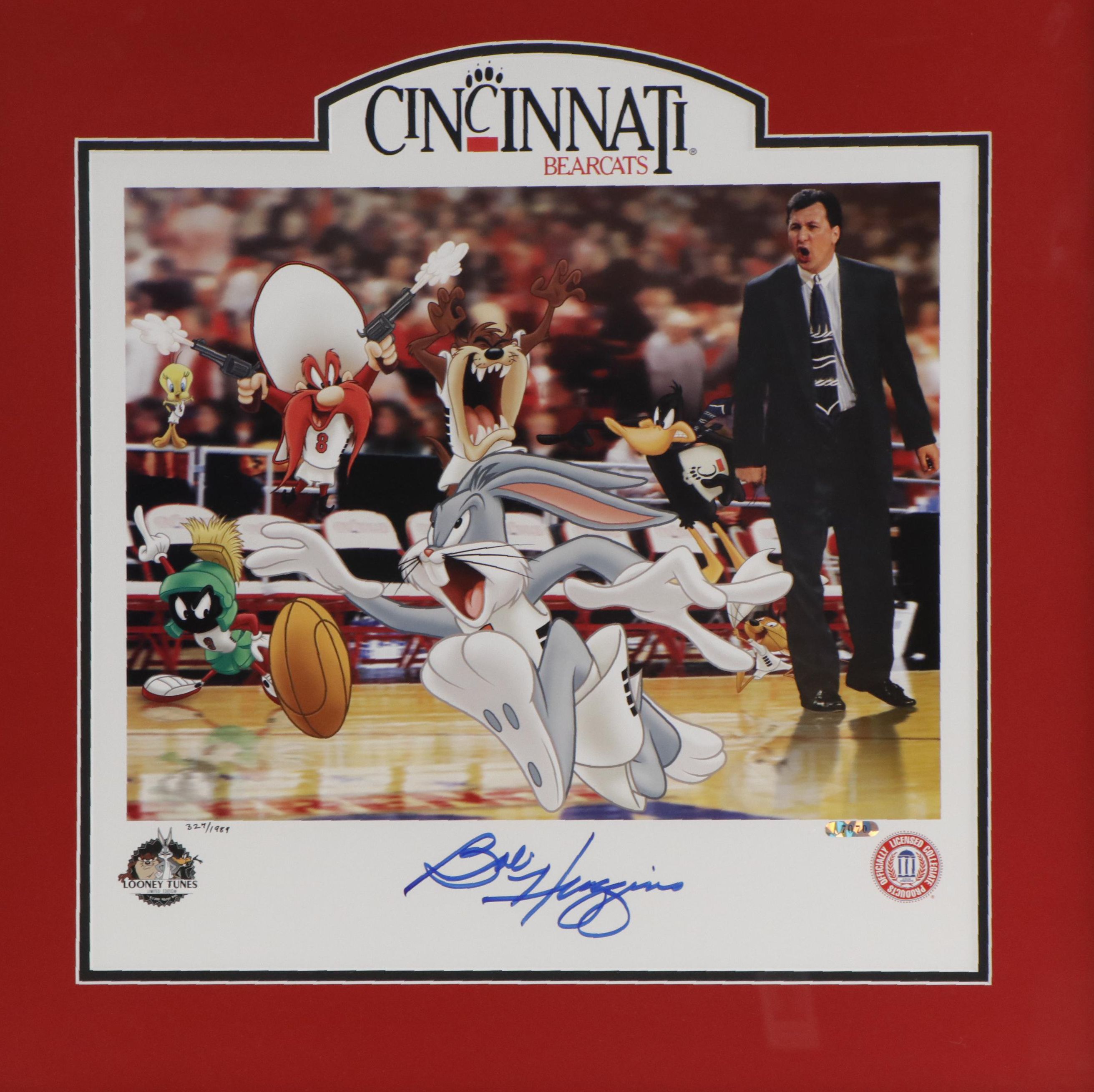 Cincinnati Bearcats and Looney Tunes Offset Lithograph "Huggs and Bugs," 2001