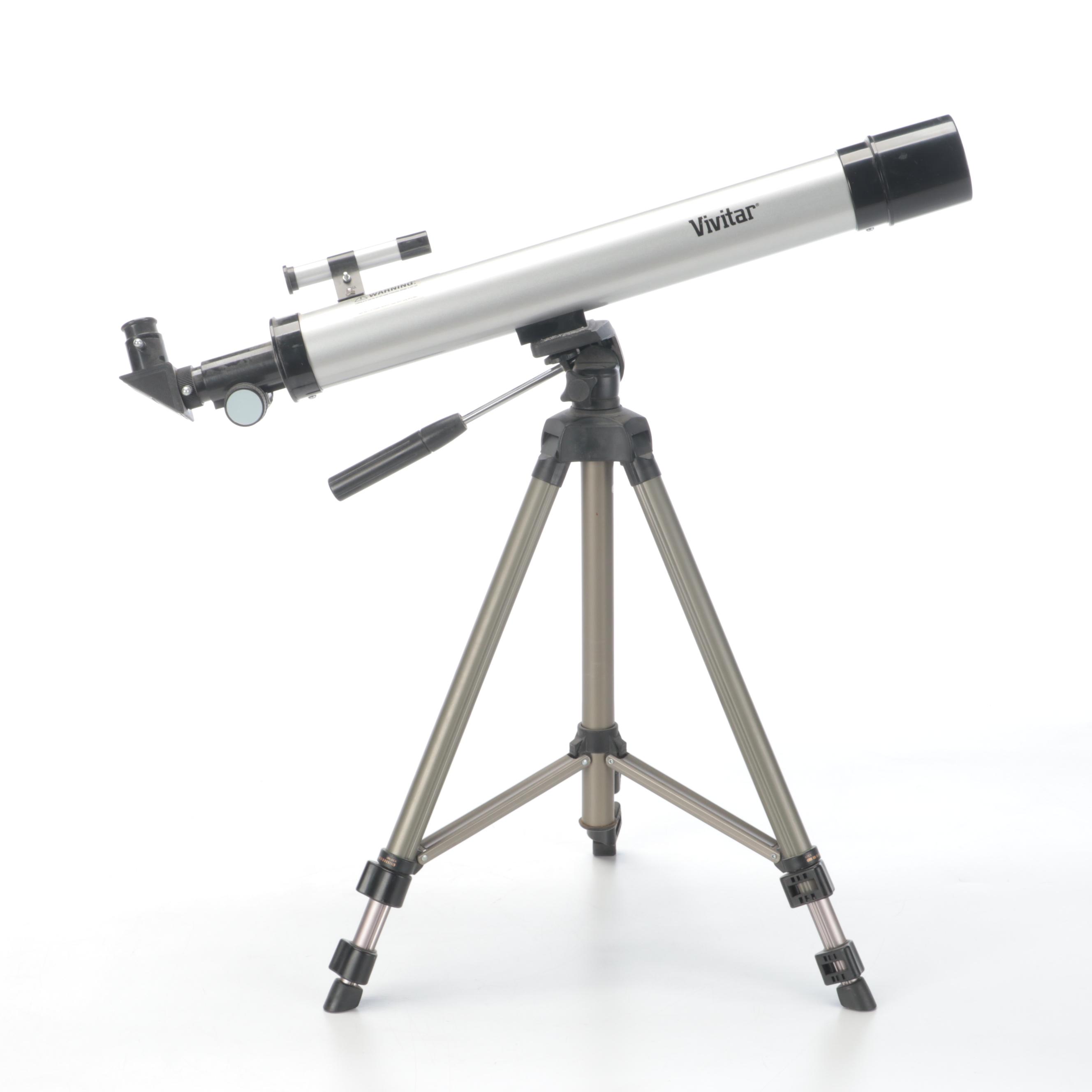 Vivitar Telescope With Gilbert Student Microscope and Tools, Tripods