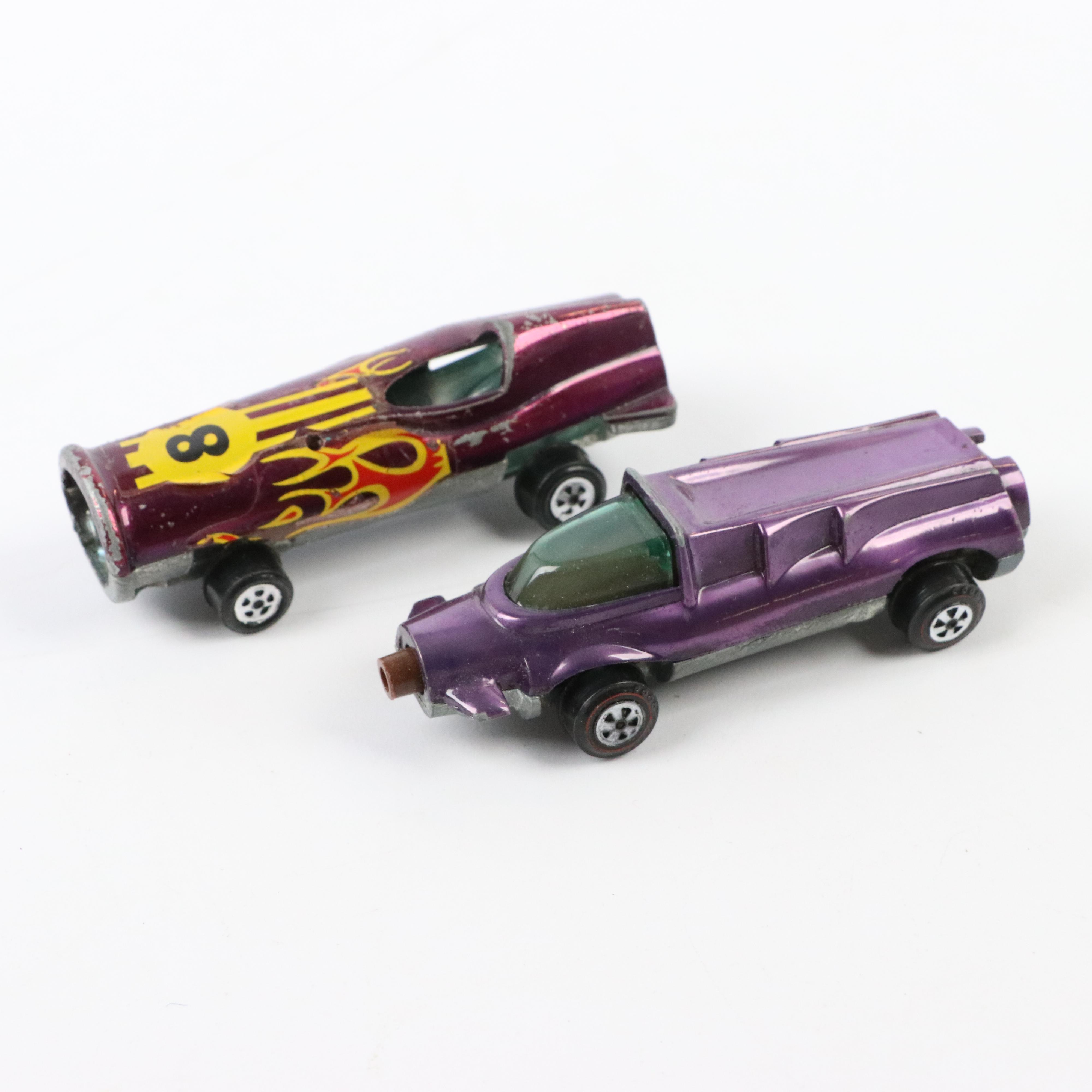 Johnny Lightning Diecast Cars Including Gold "Wasp", "Monster", "Vicious Vette"