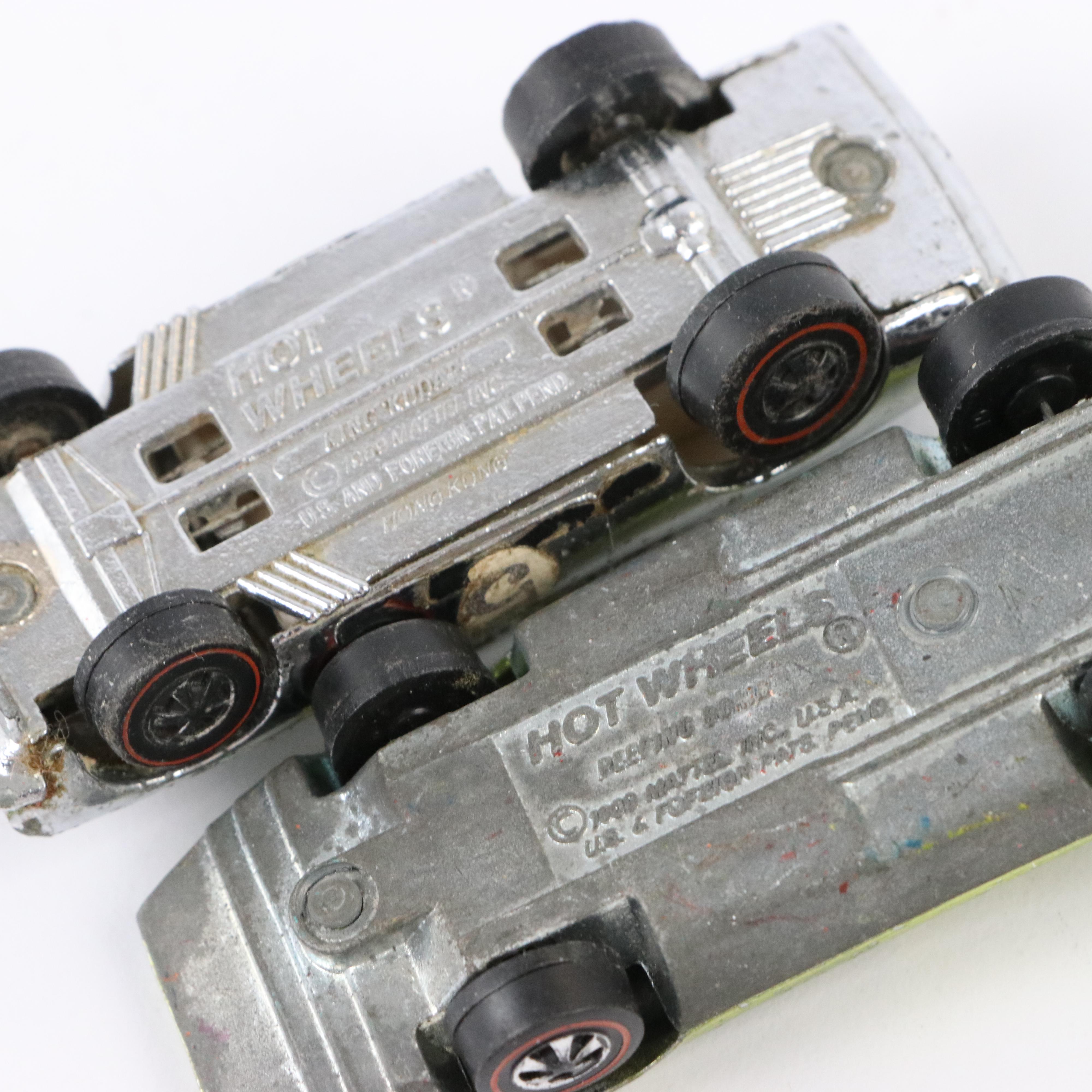 Hot Wheels Redline Diecast Cars Including "Python" and "Silhouette"