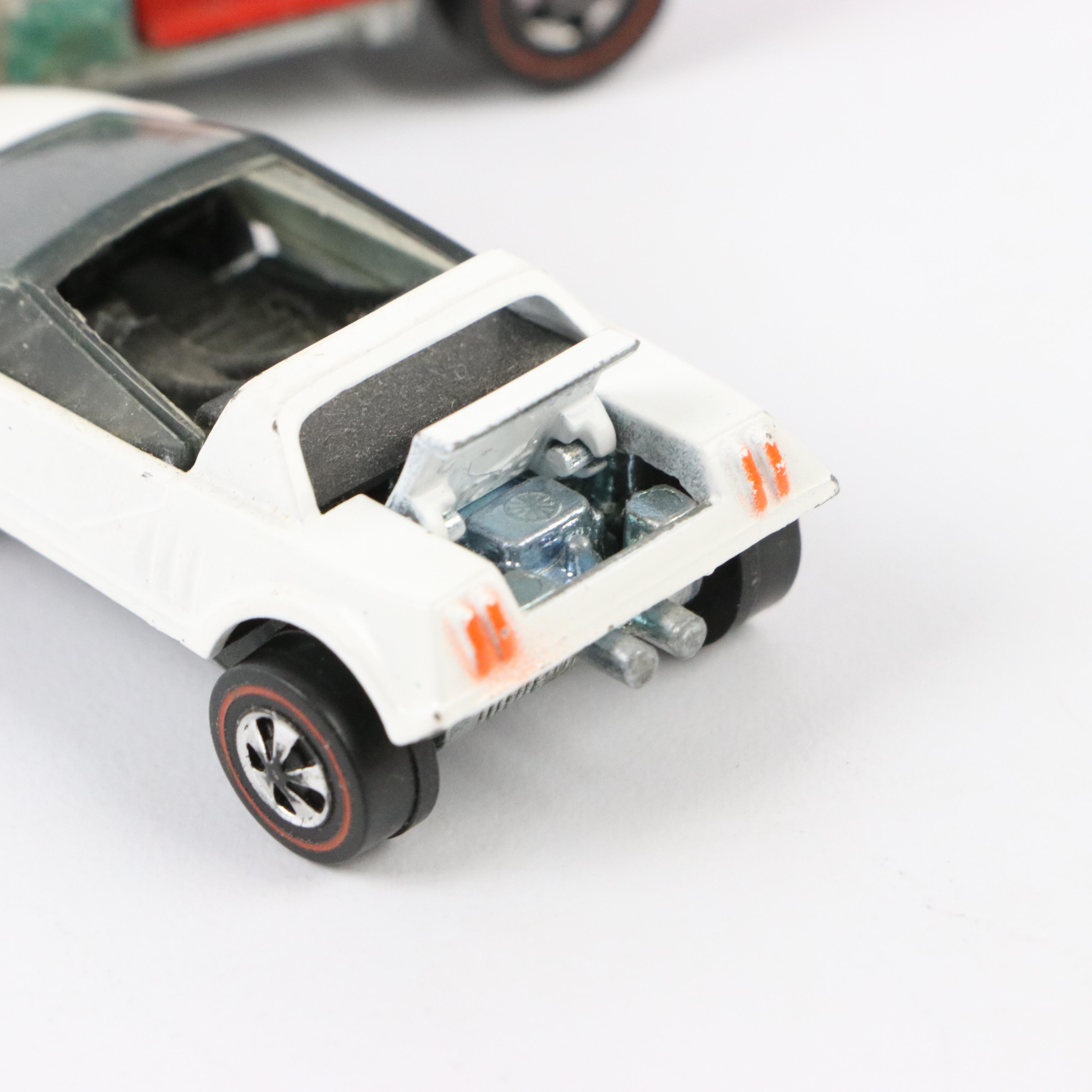 Hot Wheels Redline Diecast Cars Including "Python" and "Silhouette"