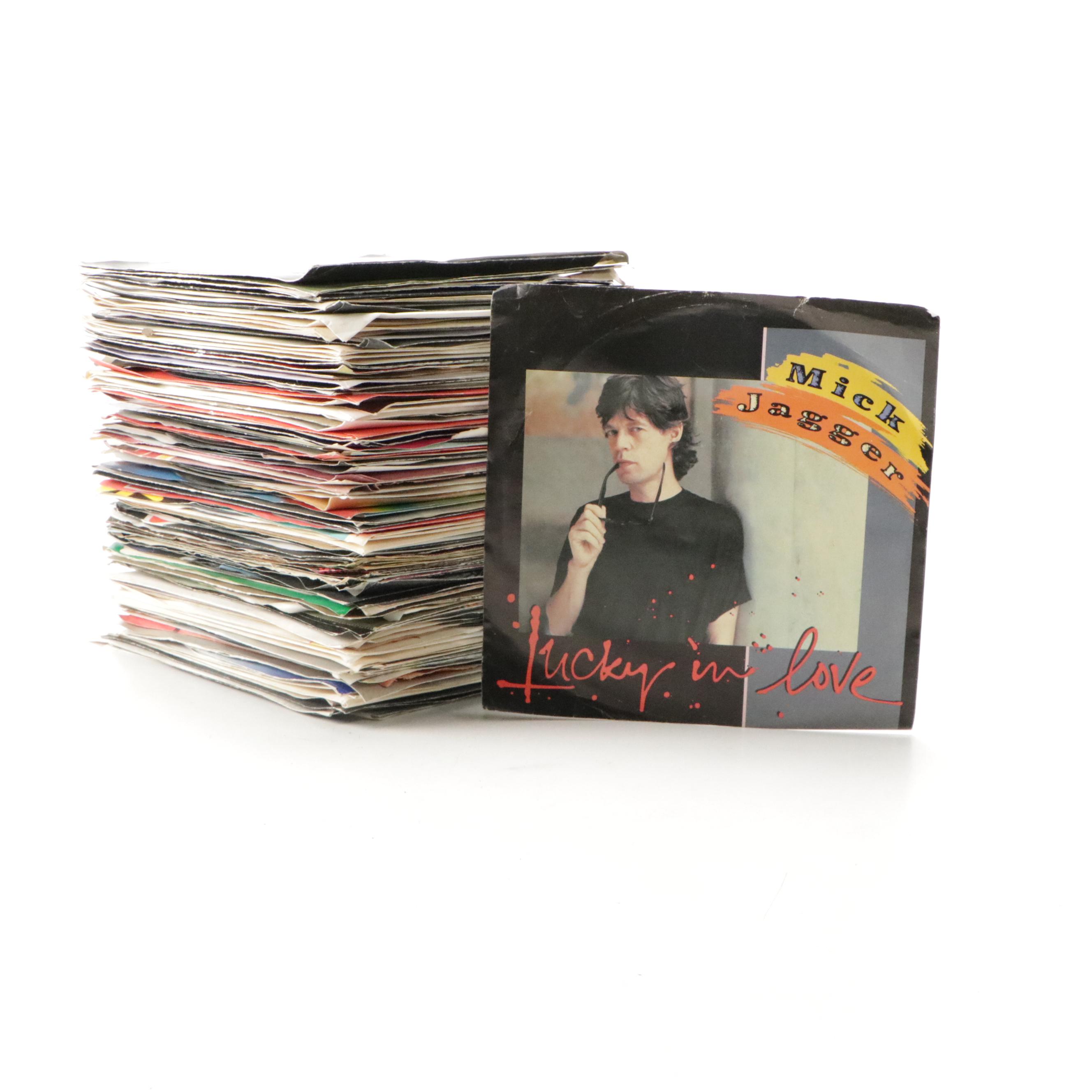 Mick Jagger, Phil Collins, Elton John and More Vinyl Record Singles