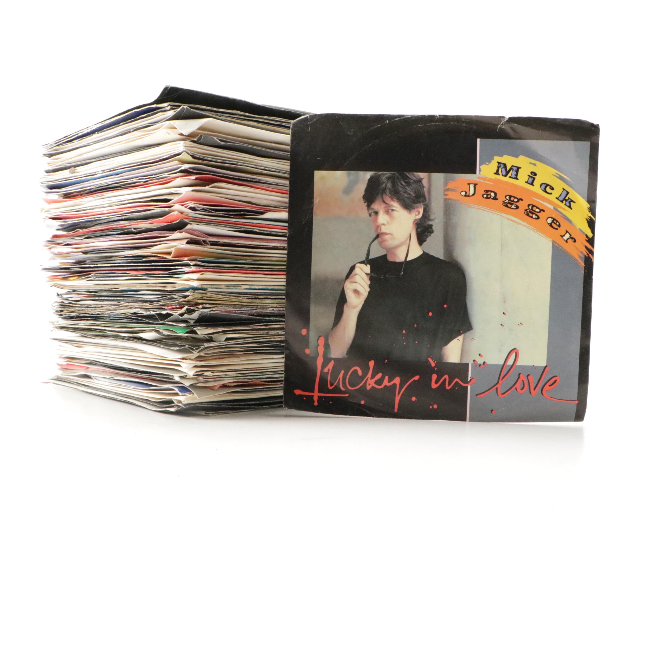 Mick Jagger, Phil Collins, Elton John and More Vinyl Record Singles