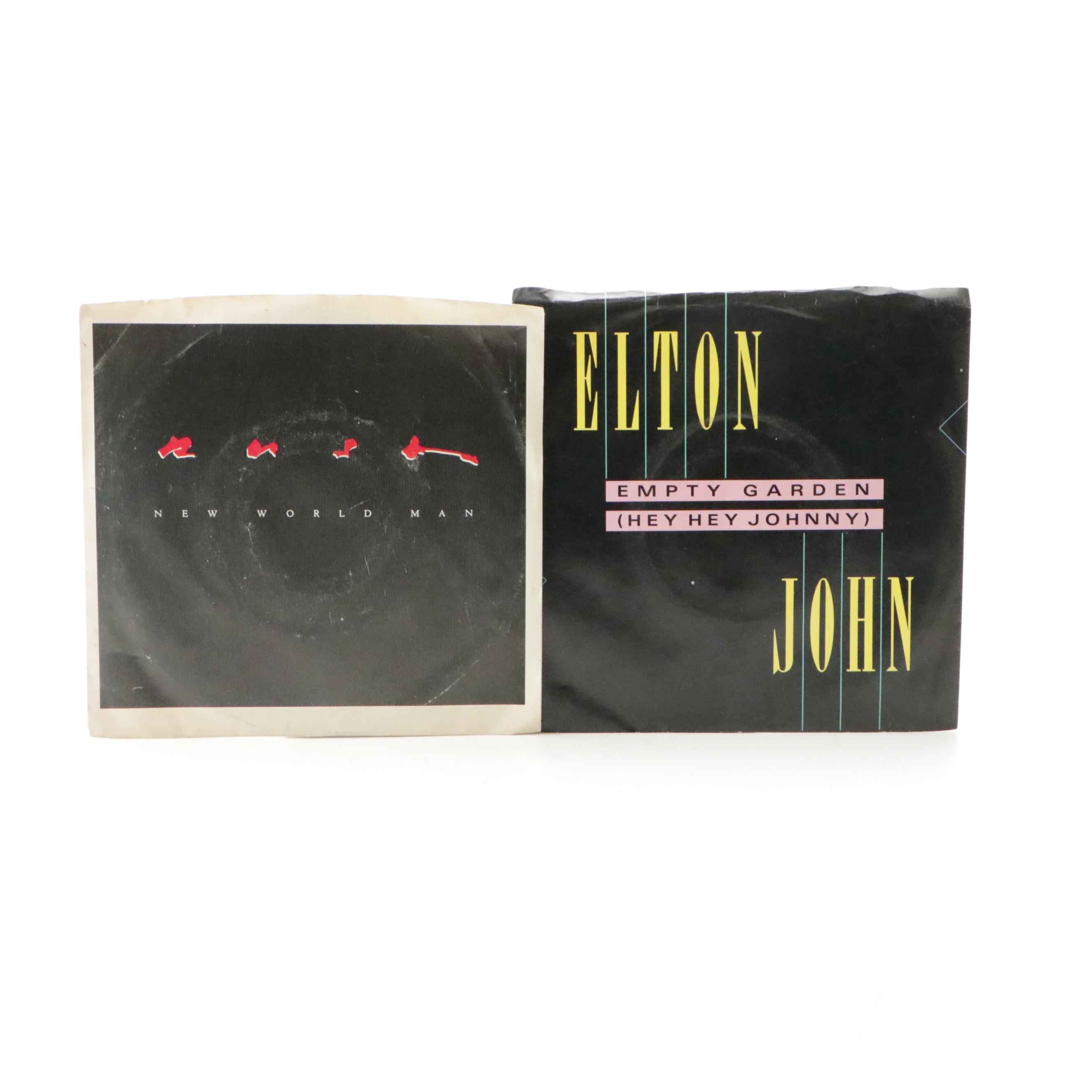 Mick Jagger, Phil Collins, Elton John and More Vinyl Record Singles