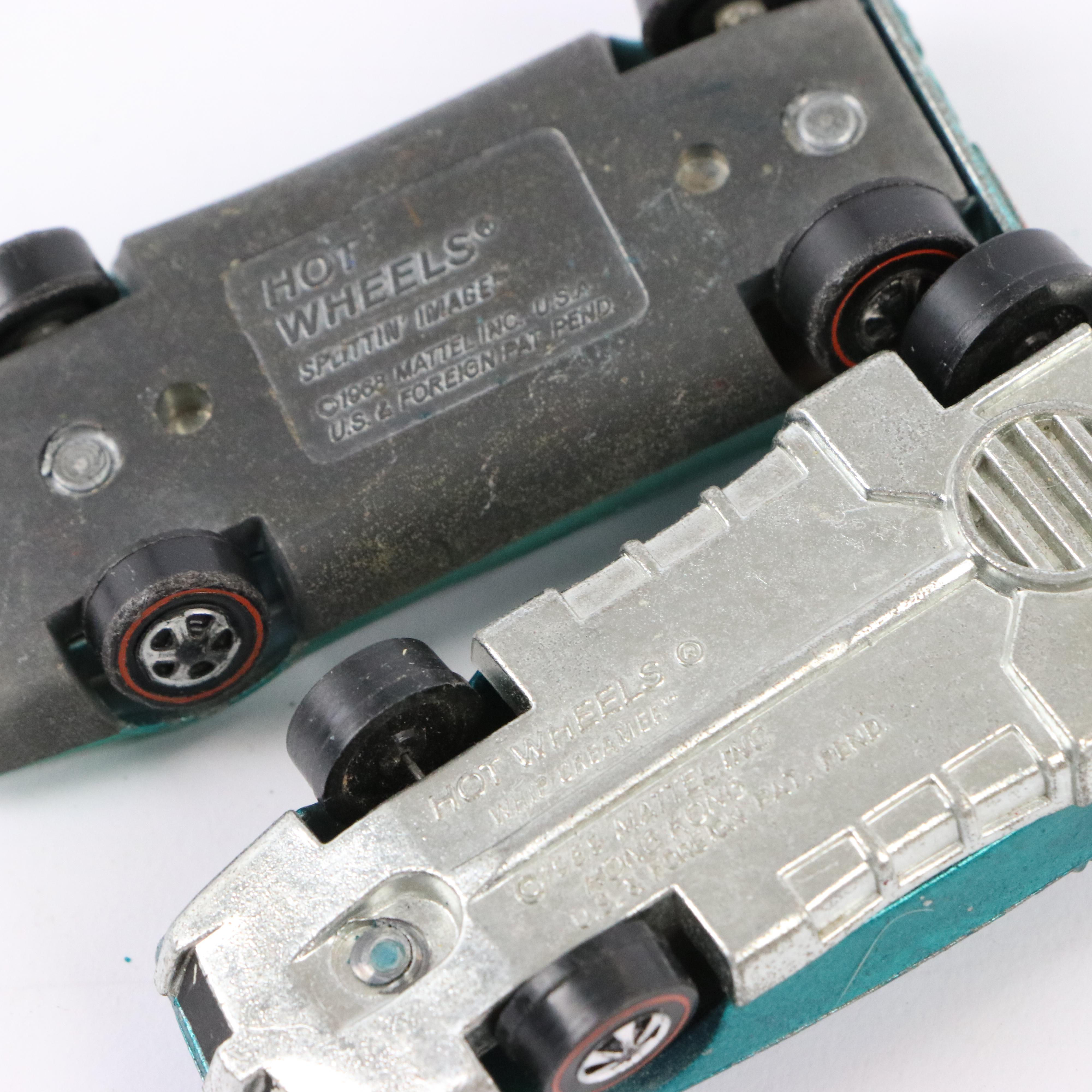 Hot Wheels Redline Diecast Cars Including "Peeping Bomb" and "Whip Creamer"