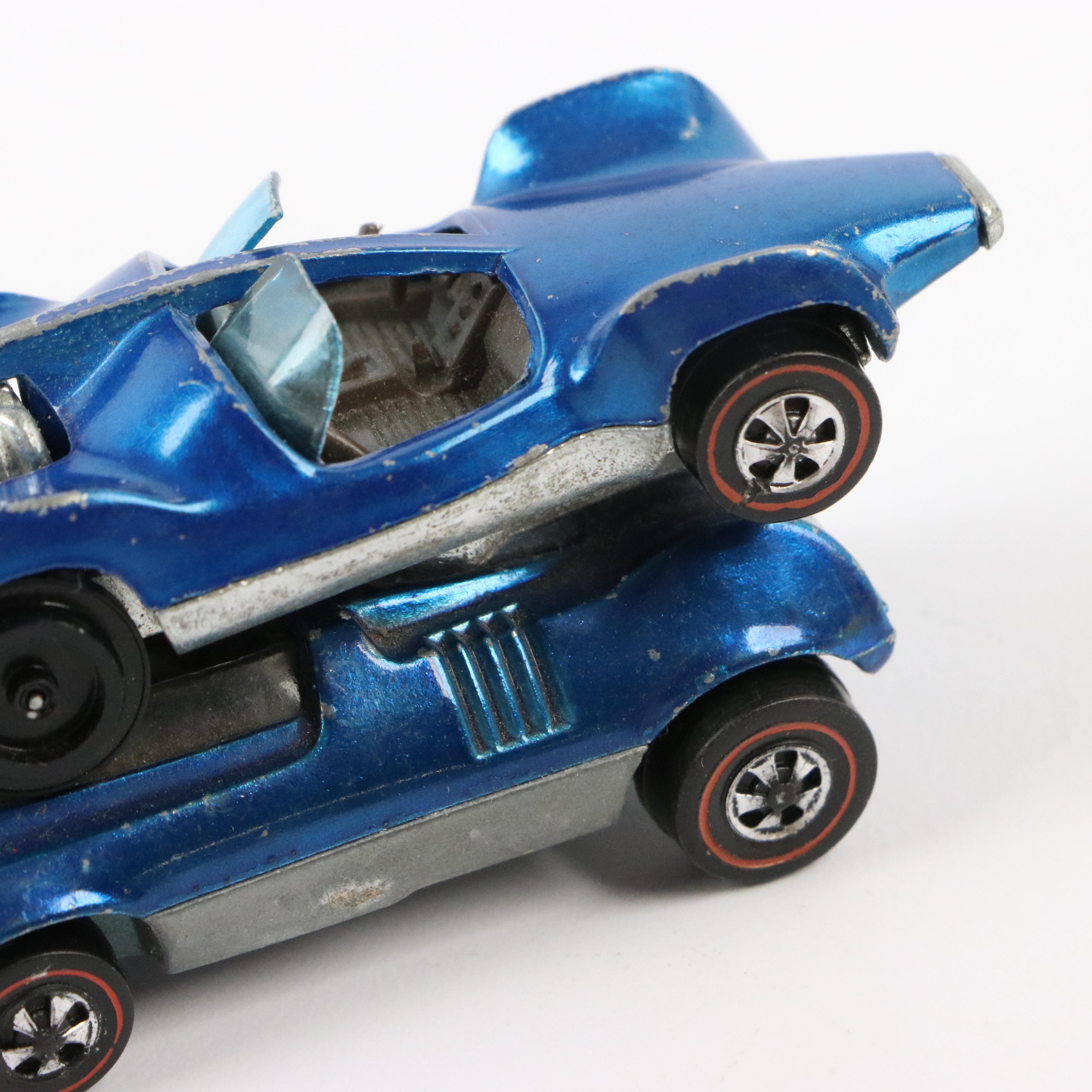 Hot Wheels Redline Diecast Cars Including "Peeping Bomb" and "Whip Creamer"