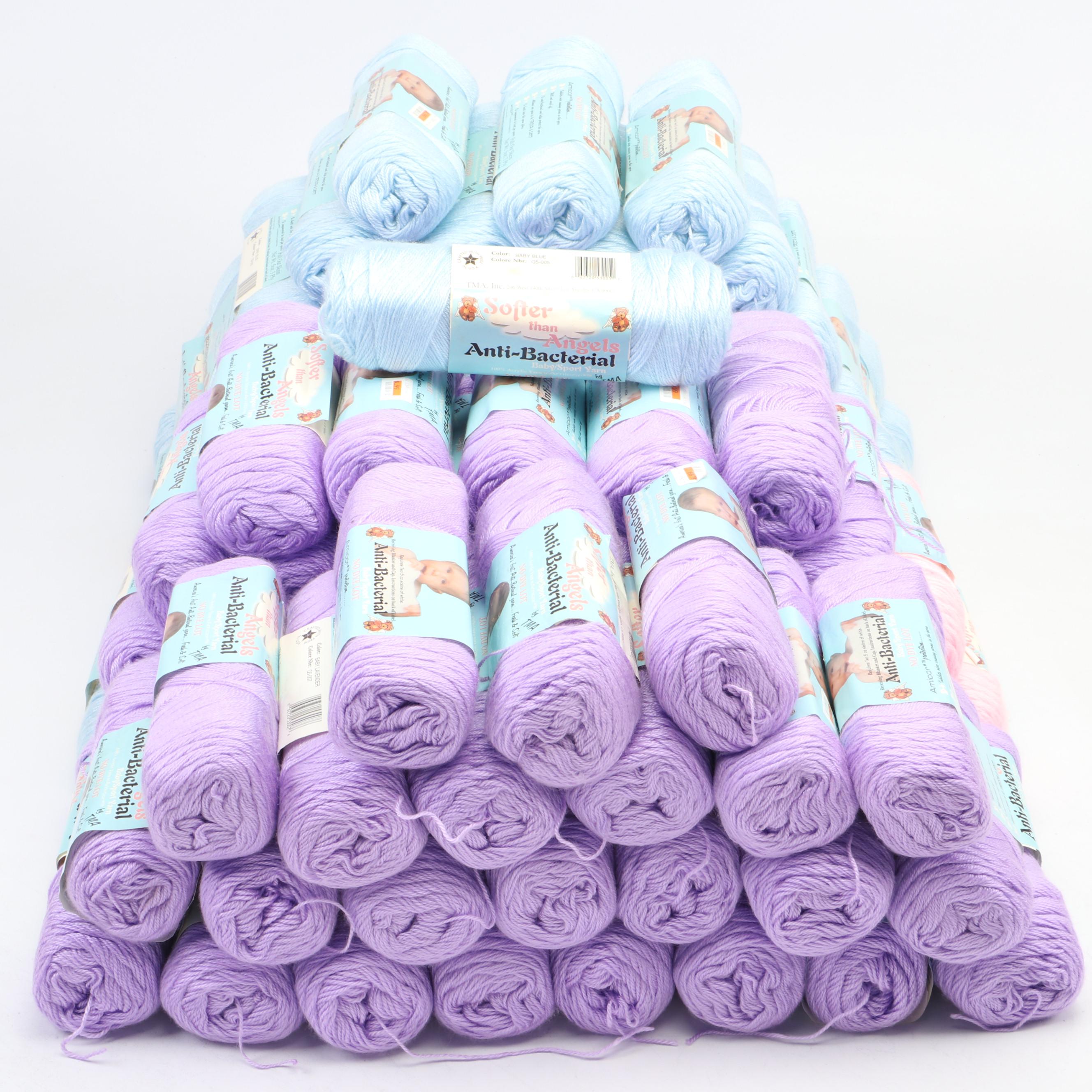 80 TMA AntiBacterial Baby/Sport Acrylic Yarn EBTH