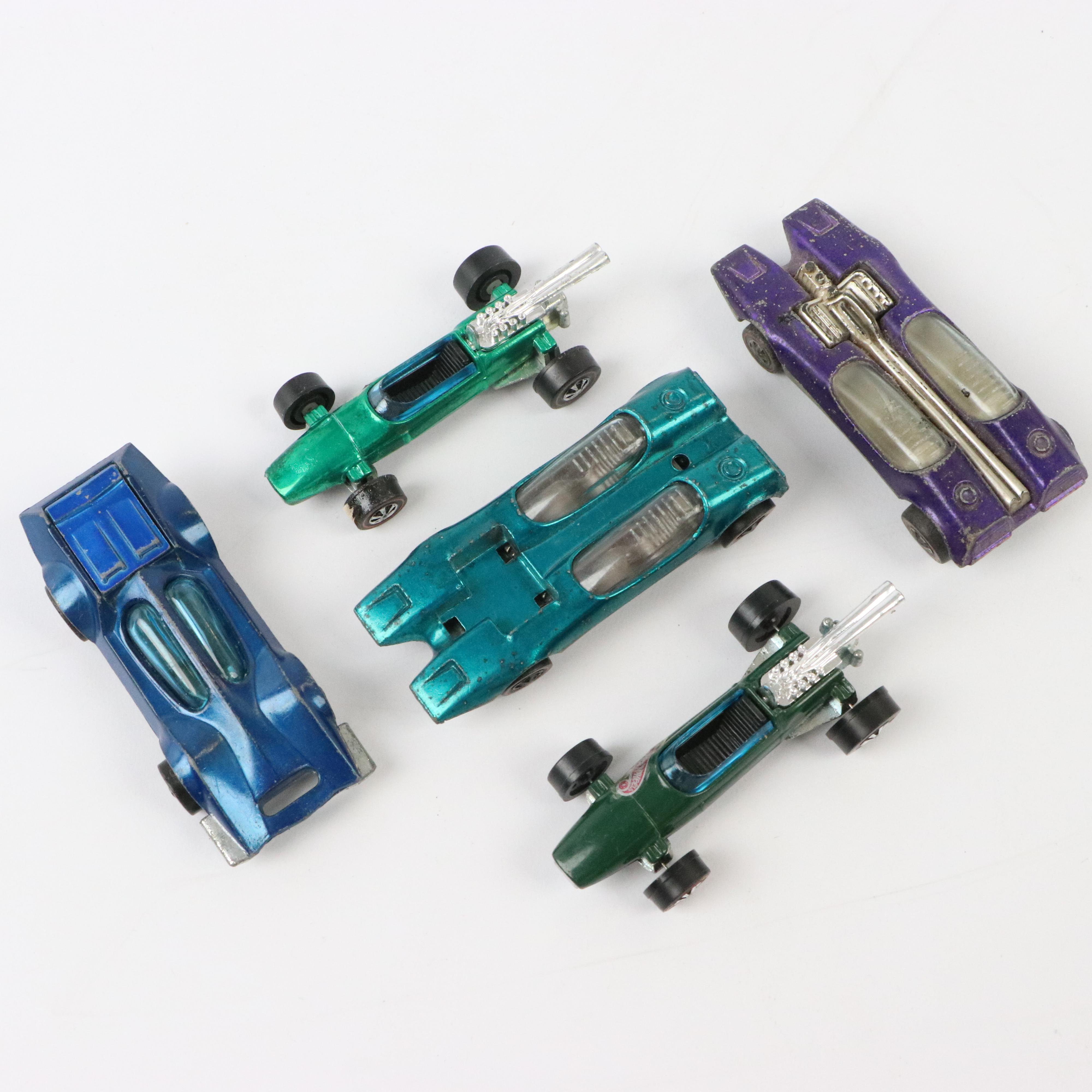 Hot Wheels Redline "Splittin' Image", "Brabham" and "Bugeye" Diecast Cars