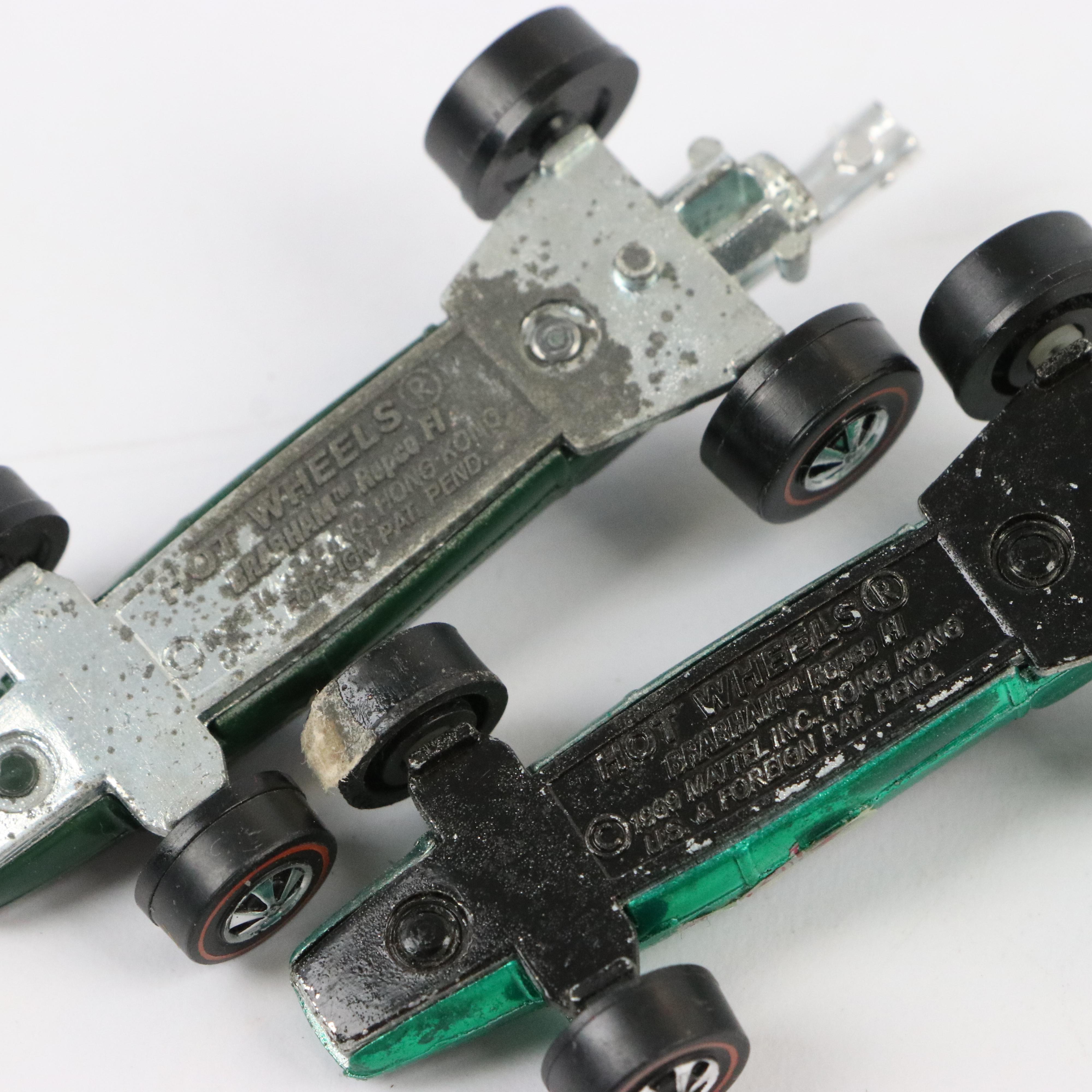 Hot Wheels Redline "Splittin' Image", "Brabham" and "Bugeye" Diecast Cars