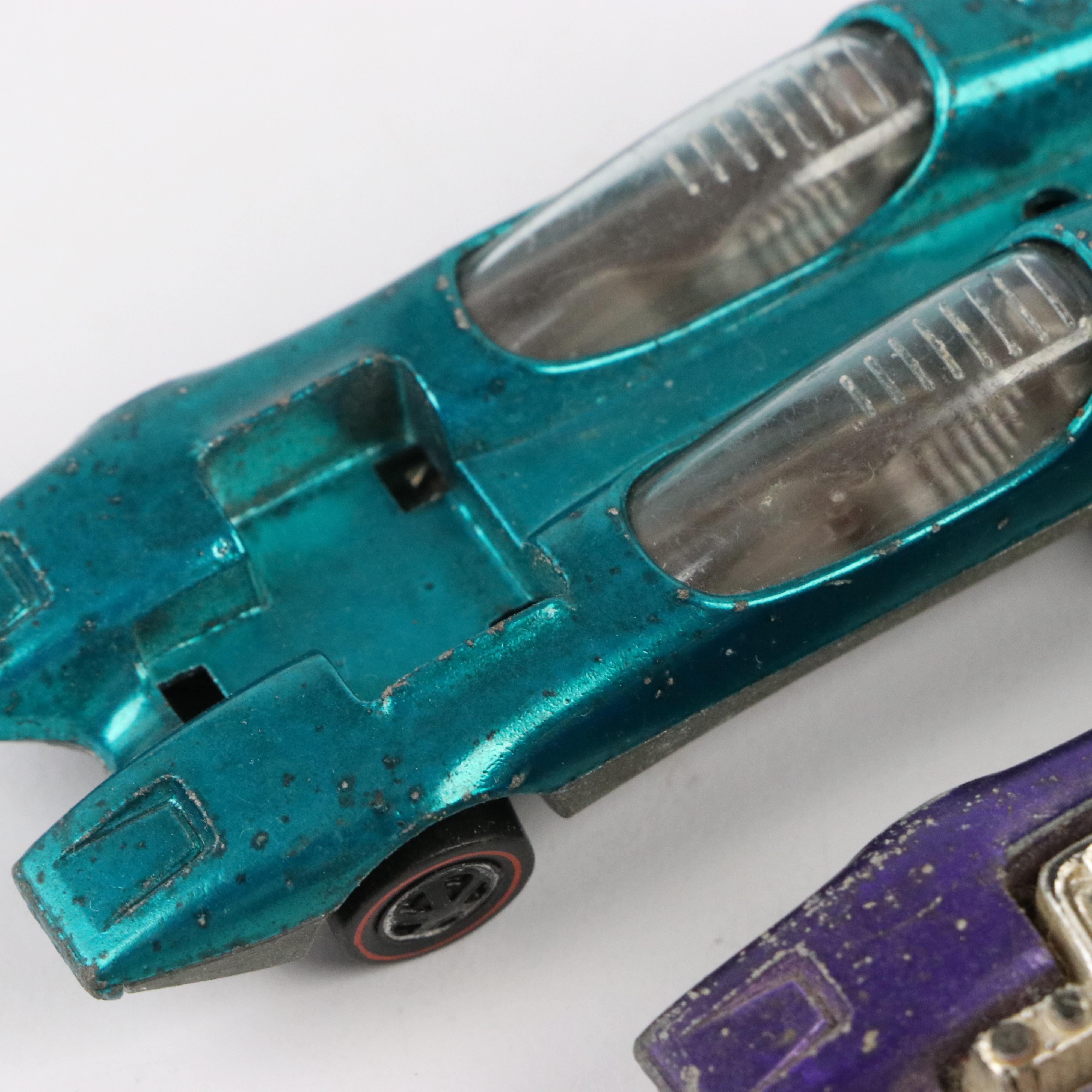 Hot Wheels Redline "Splittin' Image", "Brabham" and "Bugeye" Diecast Cars