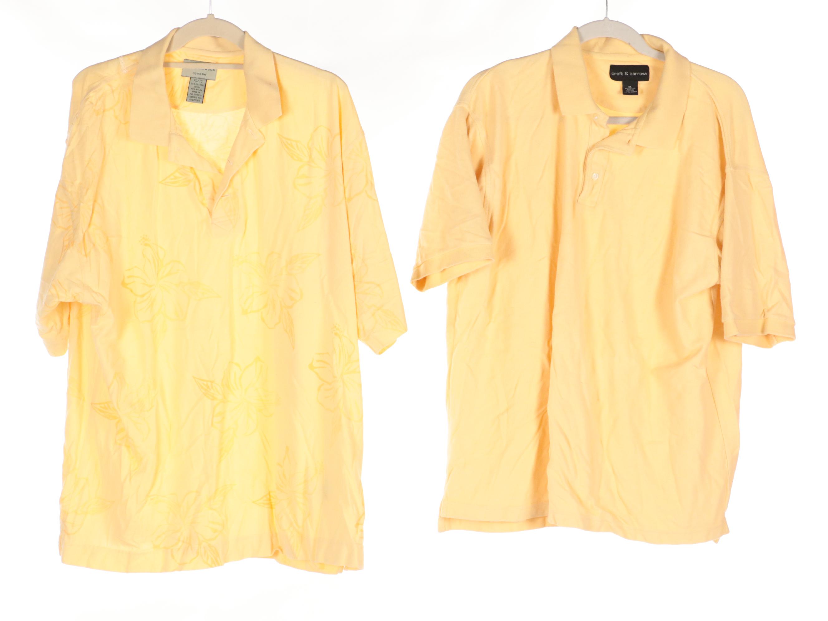 Men's Polo Shirts Including Croft & Barrow with Vergato Short Sleeve Shirt