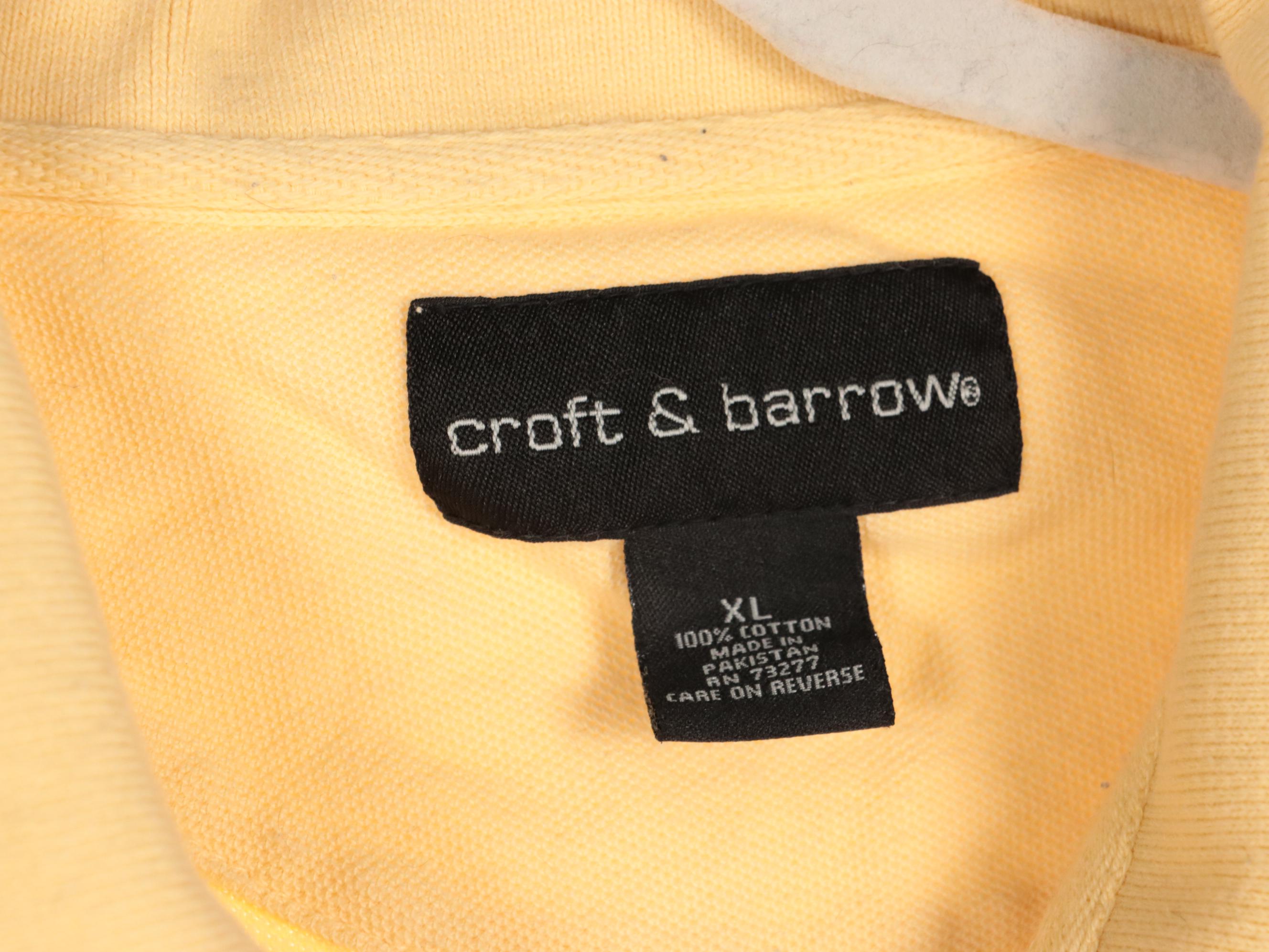 Men's Polo Shirts Including Croft & Barrow with Vergato Short Sleeve Shirt