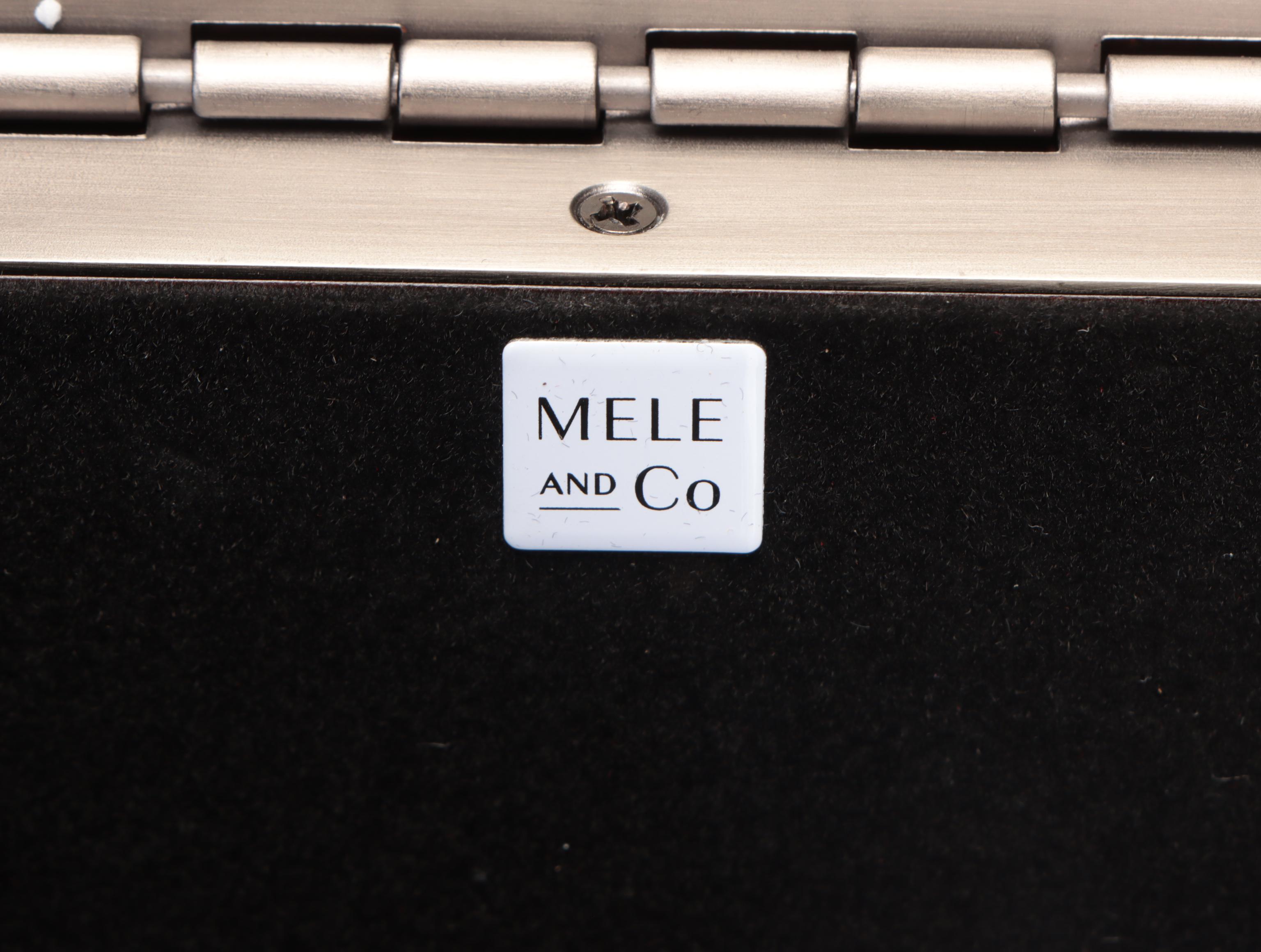 Olympia Dark Walnut Finish Wooden Jewelry Armoire