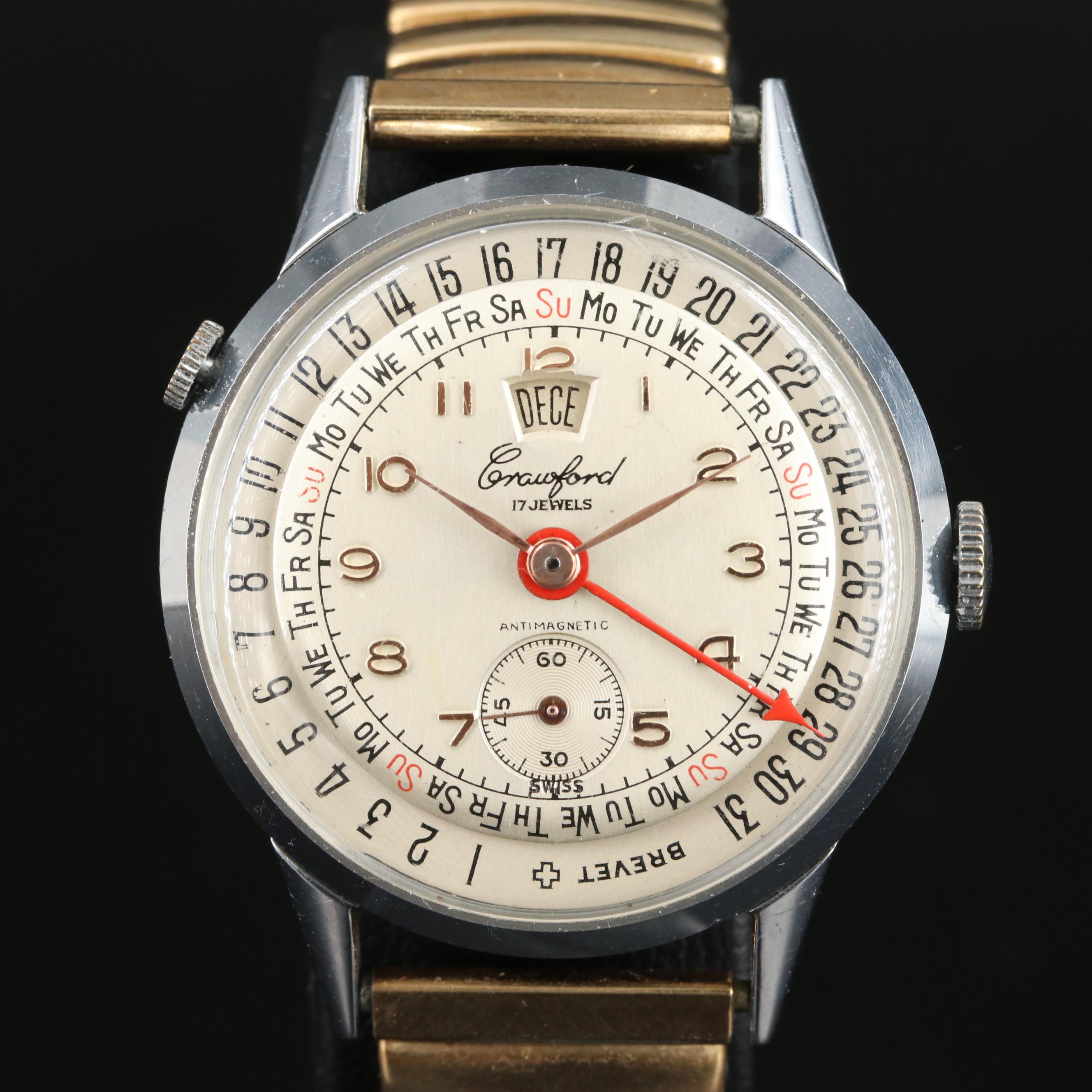 Swiss Crawford Calendar Watch