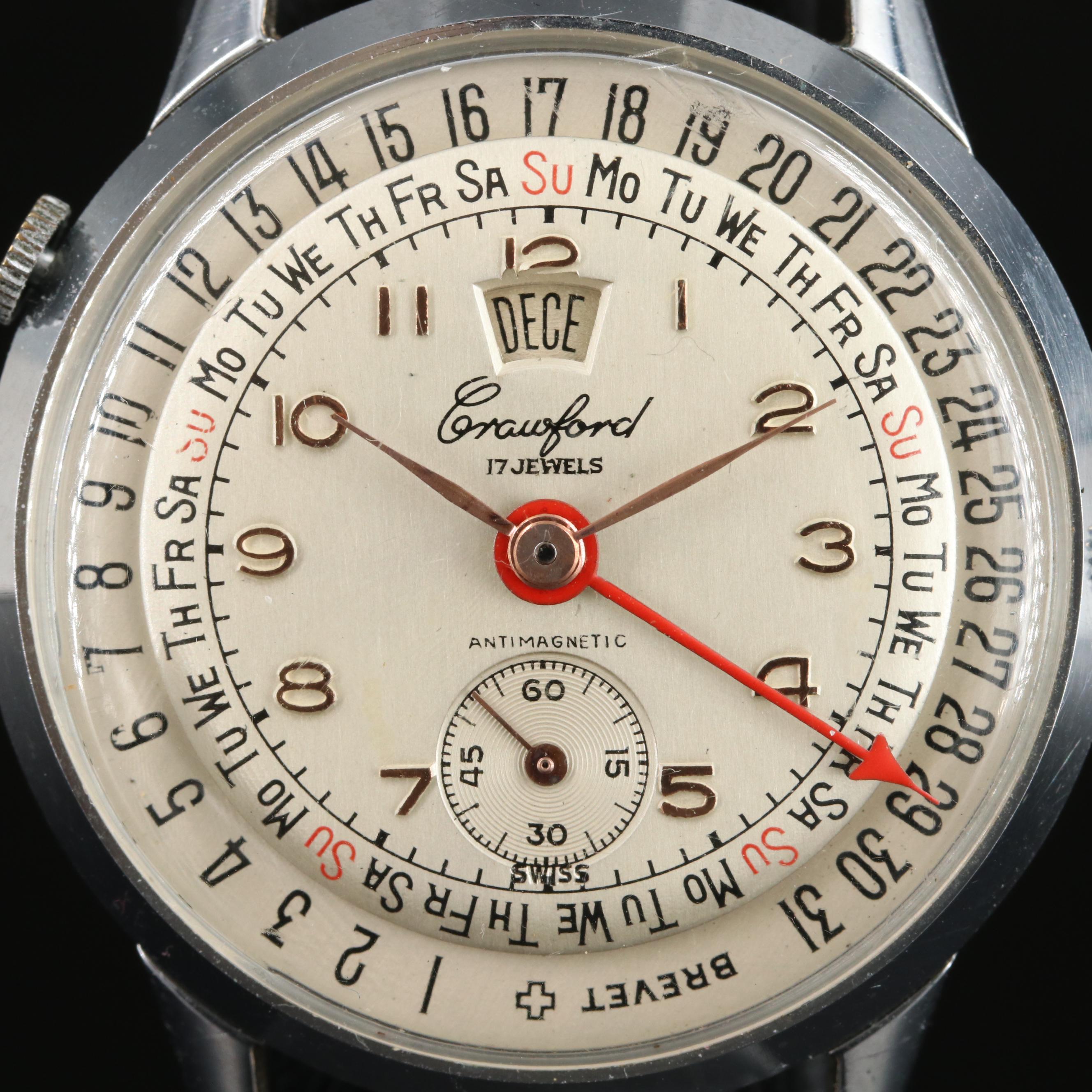 Swiss Crawford Calendar Watch