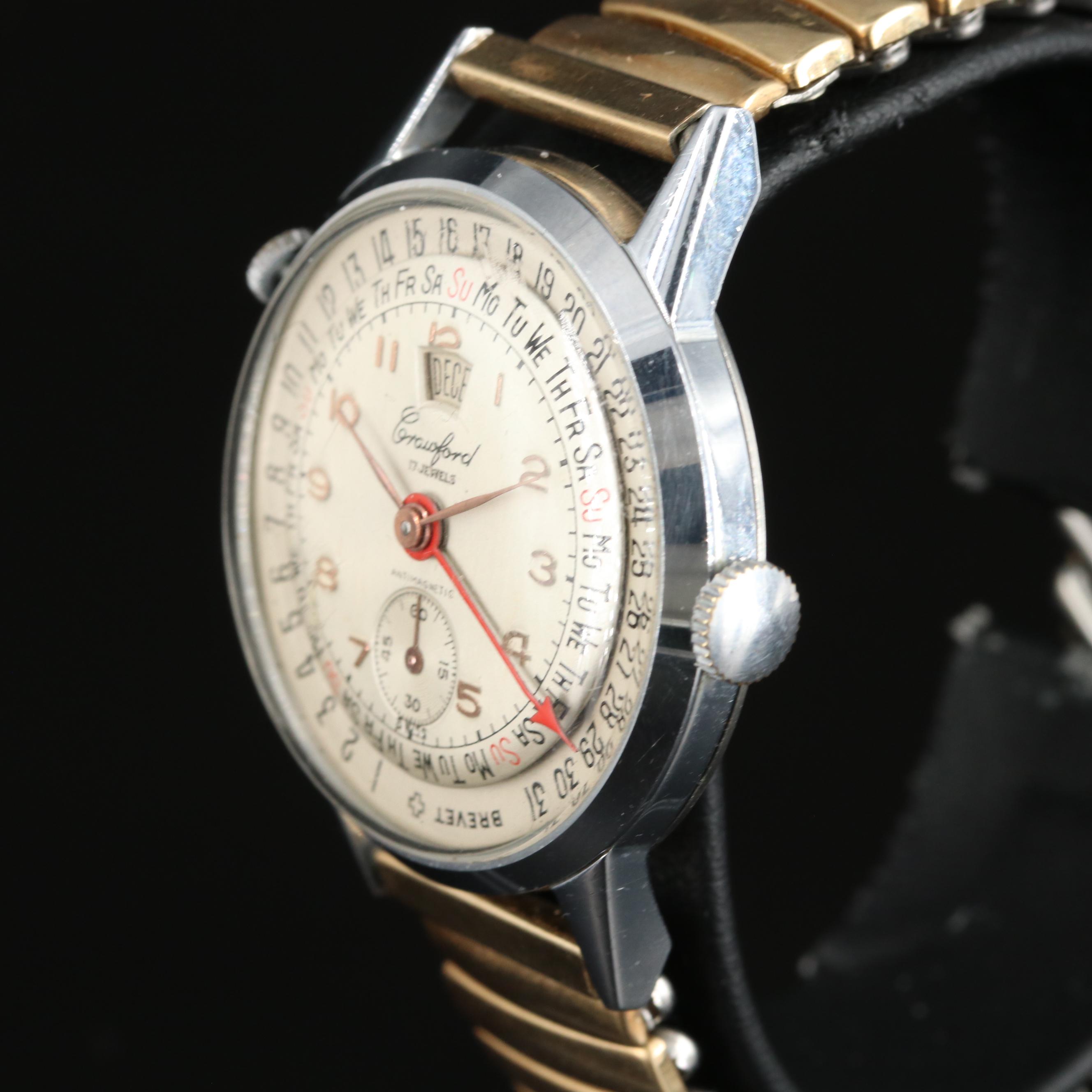 Swiss Crawford Calendar Watch