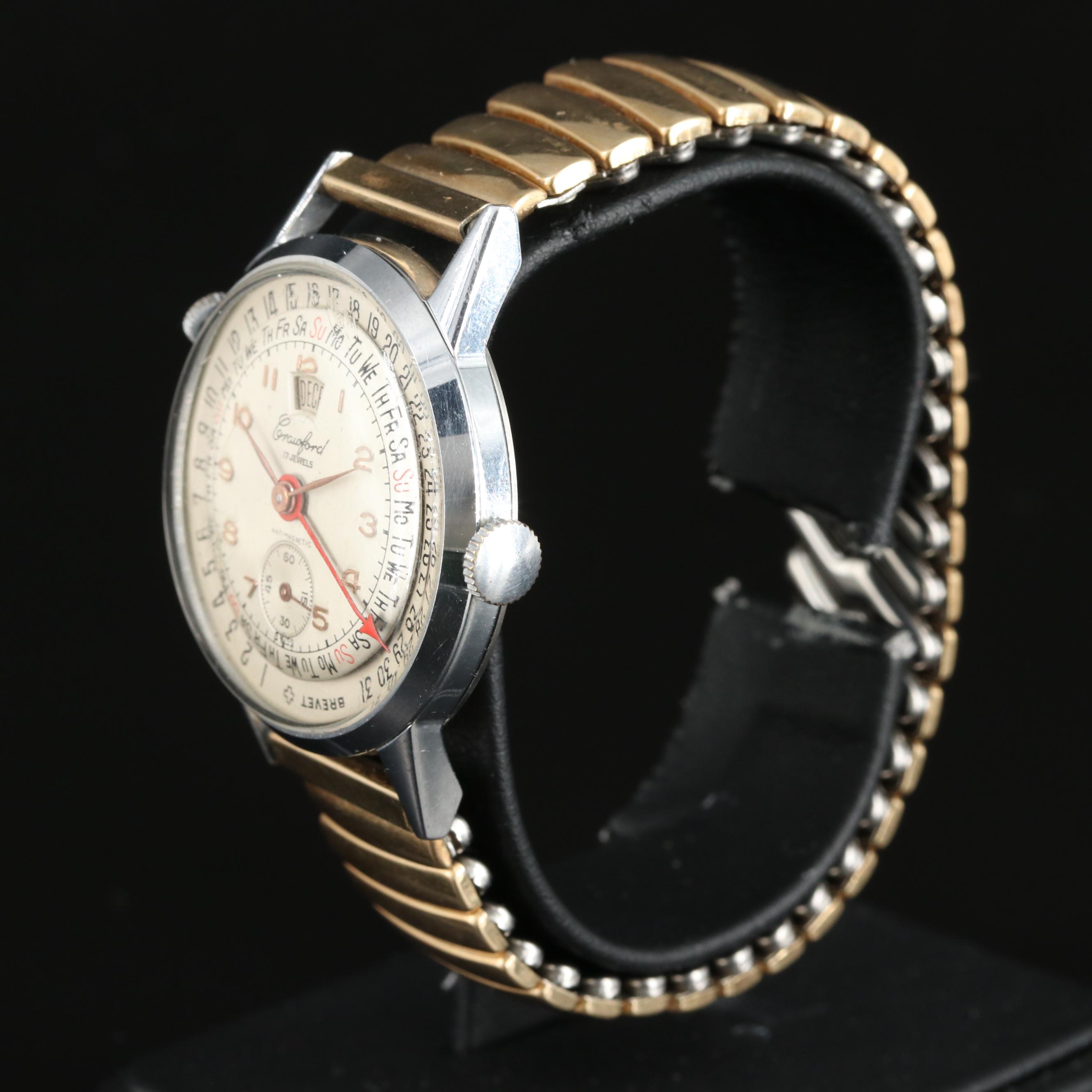 Swiss Crawford Calendar Watch