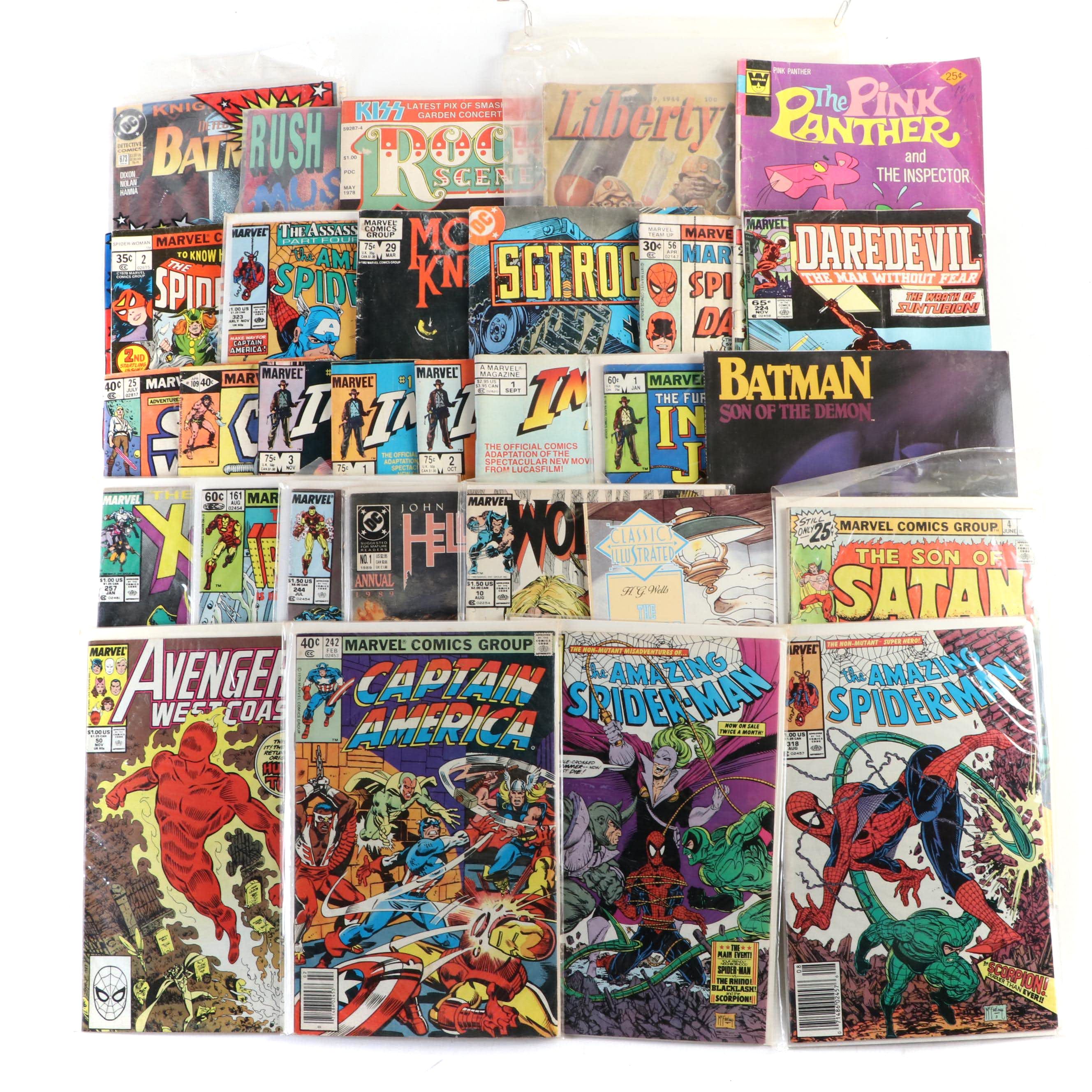 Bronze-Modern Age Comic Books Featuring "Indiana Jones", "X-Men" and More