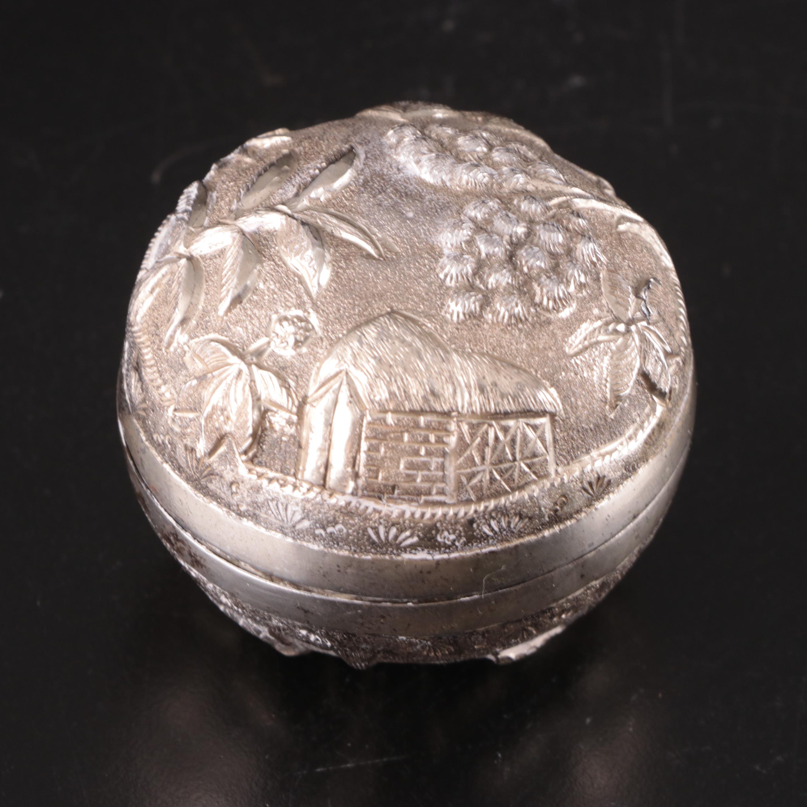 Sterling, 900 Silver and Metal Trinket Boxes