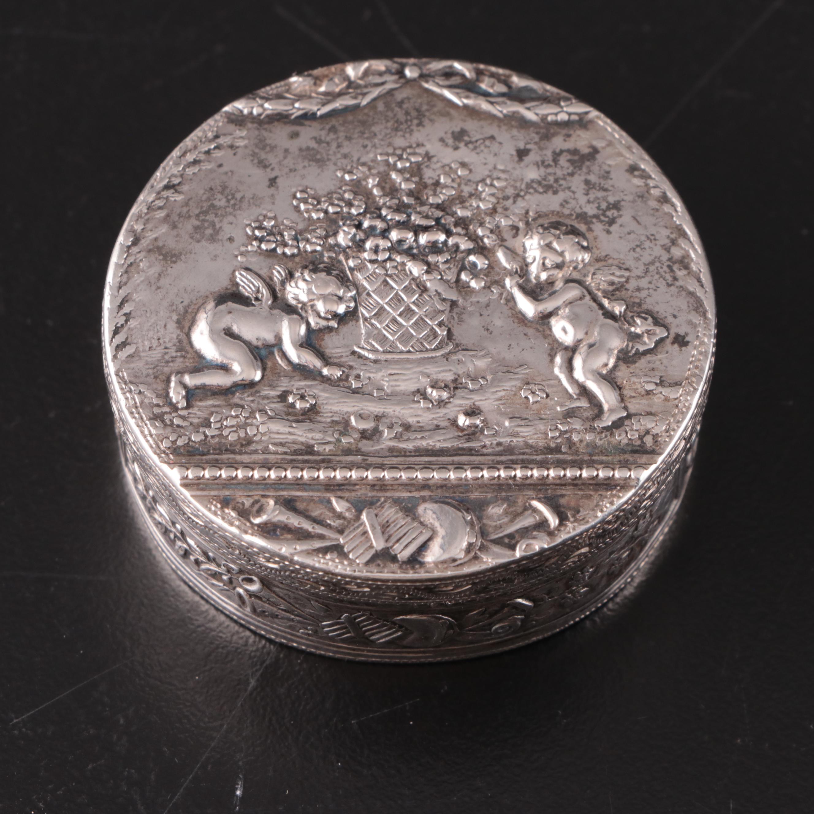 Sterling, 900 Silver and Metal Trinket Boxes